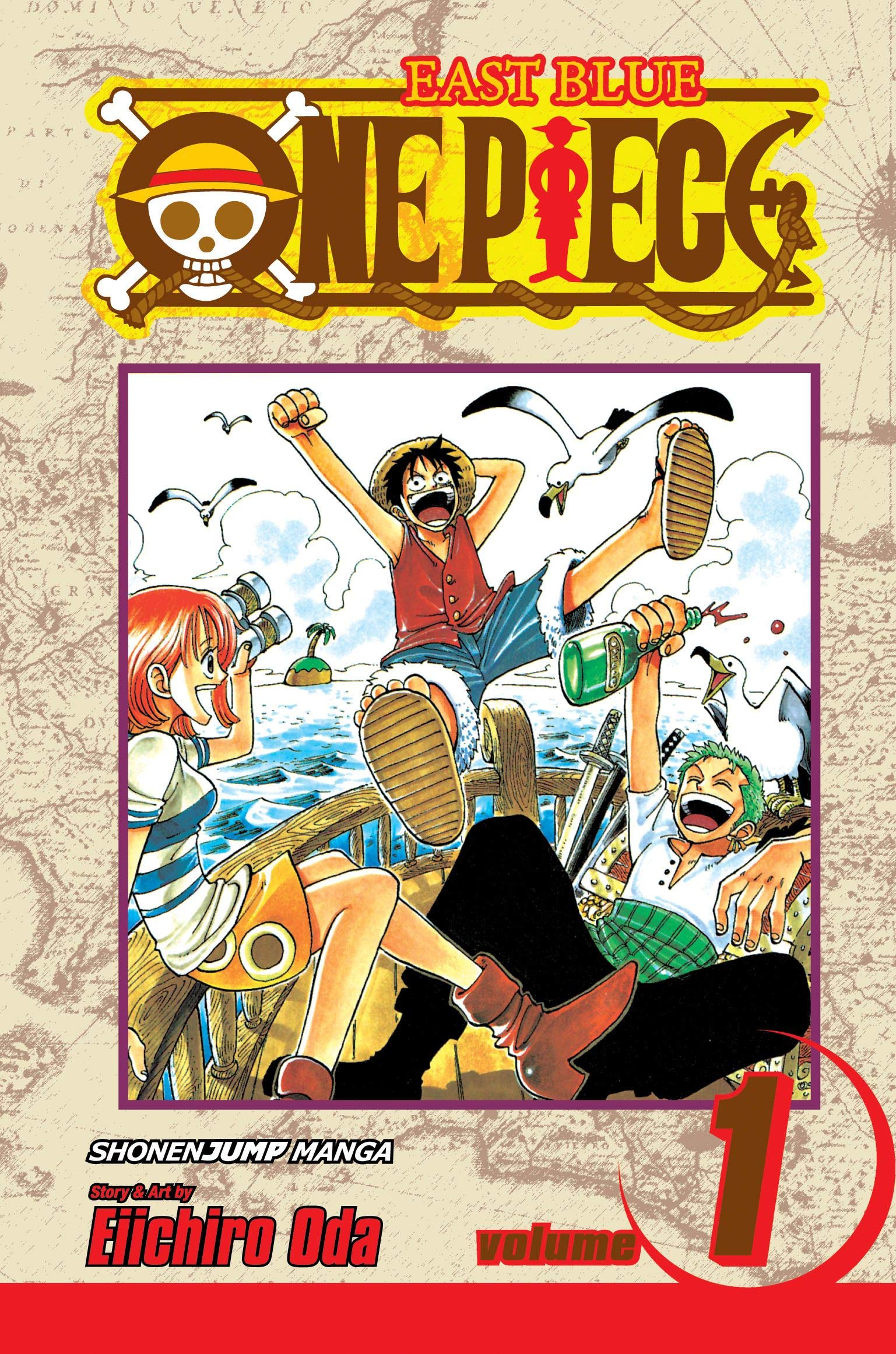 One Piece, Vol. 1 by Eiichiro Oda - Paperback