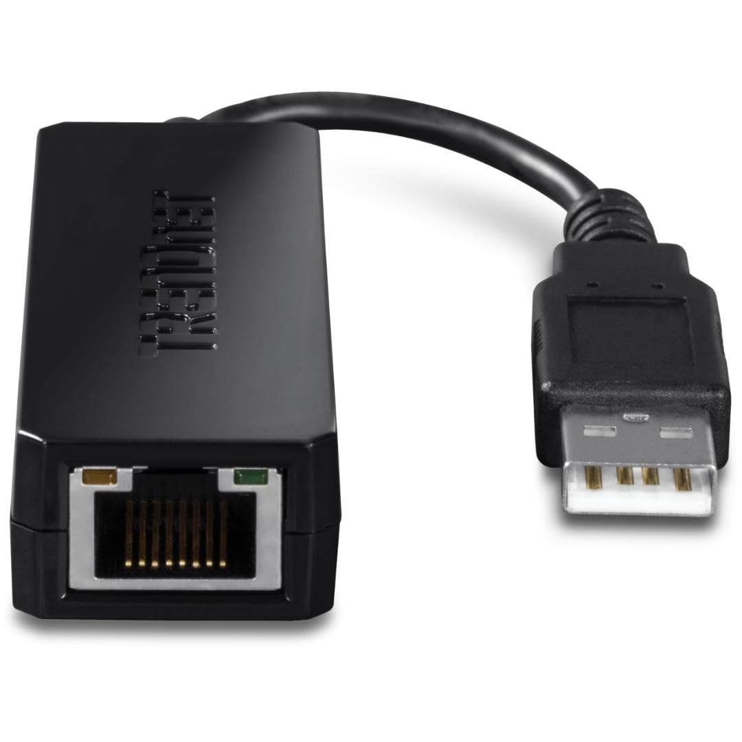 ترجمه: یک آداپتور شبکه LAN با سرعت 10/100 Fast Ethernet برای MacBook، Chromebook، Windows 8.1 و نسخه‌های قدیمی‌تر، لینوکس، و تبلت‌های خاص با اندروید، با نیازمندی USB 2.0 مدل TRENDnet ASIX AX88772A، TU2-ET100 USB 2.0 10/100 Mbps Ethernet است.