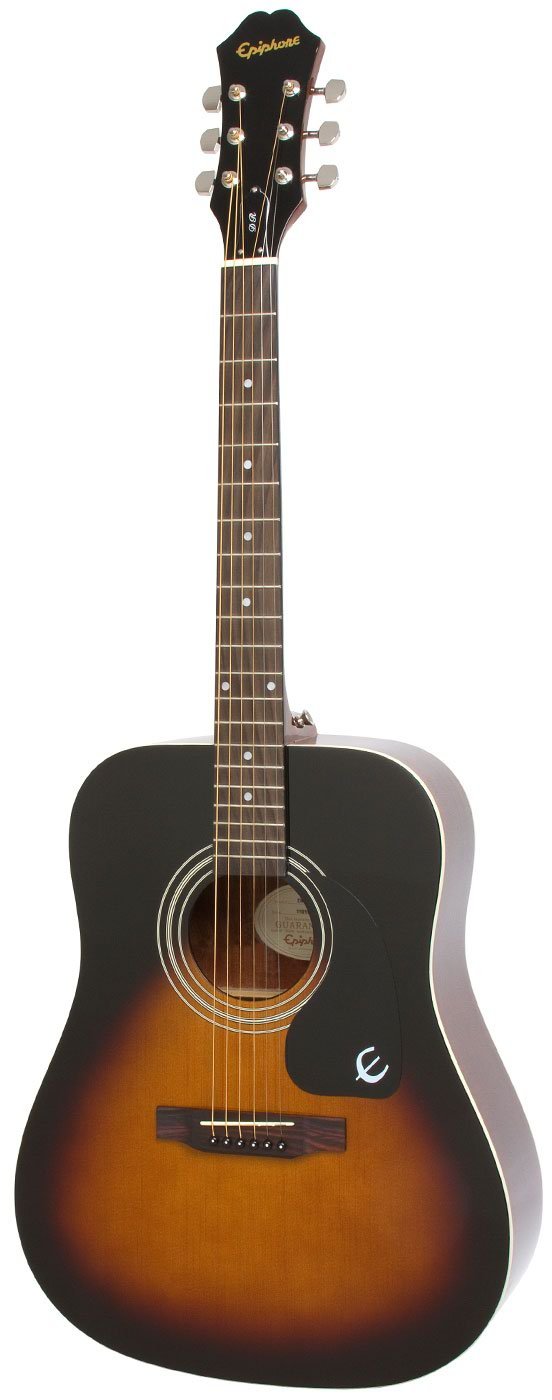 {
  "Epiphone DR-100 Dreadnaught Acoustic Guitar": "گیتار آکوستیک دردنات اپیفون DR-100",
  "Vintage Sunburst Finish": "پوشش قدیمی سانبرست",
  "Mahogany Body": "بدنه ماهوگانی",
  "Select Spruce Top": "تاپ اسپروس انتخابی",
  "Rosewood Fingerboard": "تار و پنجه رزوود",
  "25.5 scale Right Vintage Sunburst": "مقیاس 25.5، سانبرست رایت قدیمی"
}