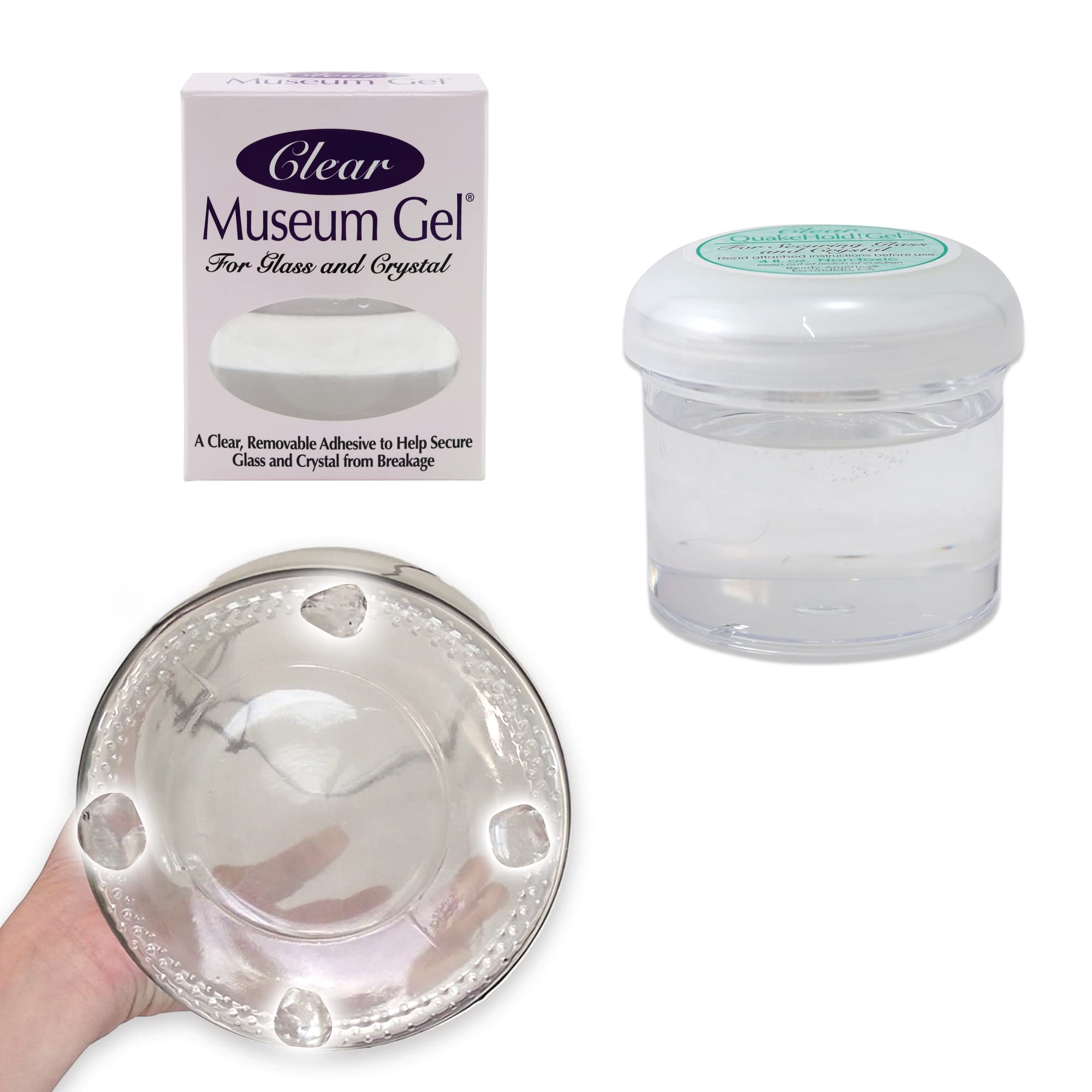 Quakehold! آماده‌سازی آمریکا 33111 ژل موزه Gel, Clear