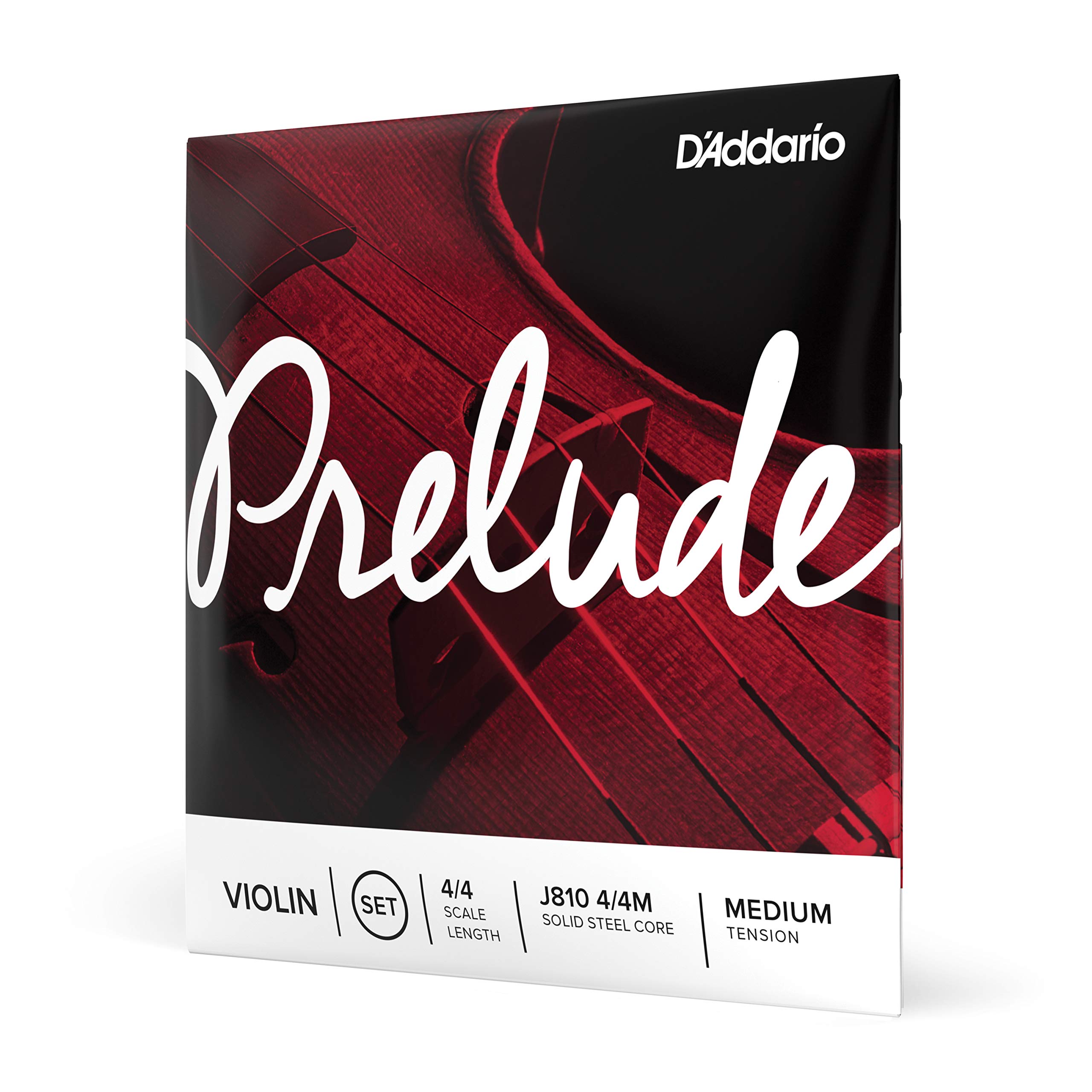 مجموعه رشته های ویولن D'Addario Prelude، مقیاس 4/4، تنش متوسط