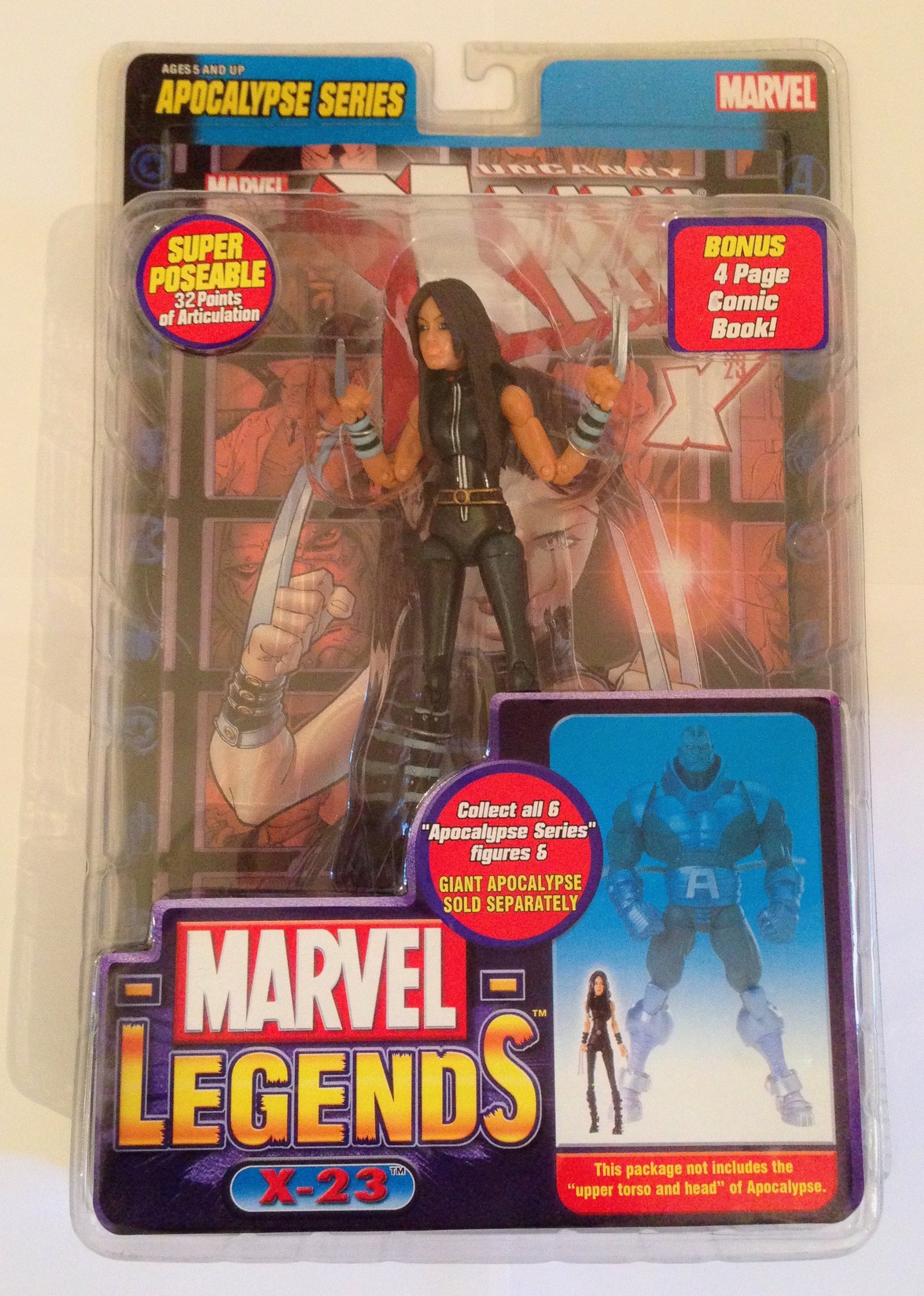 Hasbro فیگور 6 اینچی ابرقهرمان‌های مارول: X-23 (لباس بنفش)