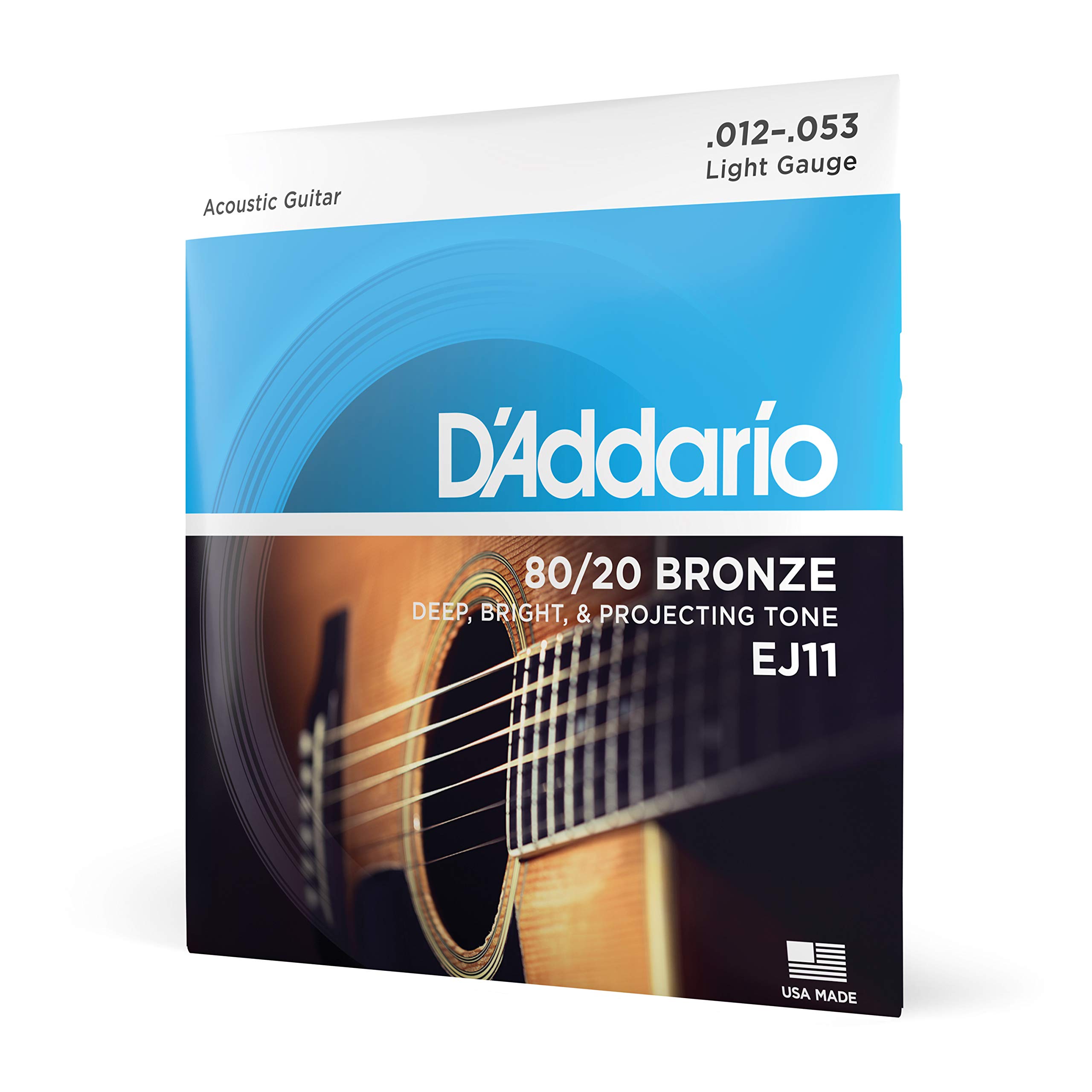 {
  "نام": "رشته‌های گیتار D'Addario - رشته‌های گیتار آکوستیک - 80/20 برنز - برای گیتار 6 رشته‌ای - صدای عمیق، روشن و پرتاب کننده - EJ11 - نور، 12-53 نور، 12-53 یک بسته"
}