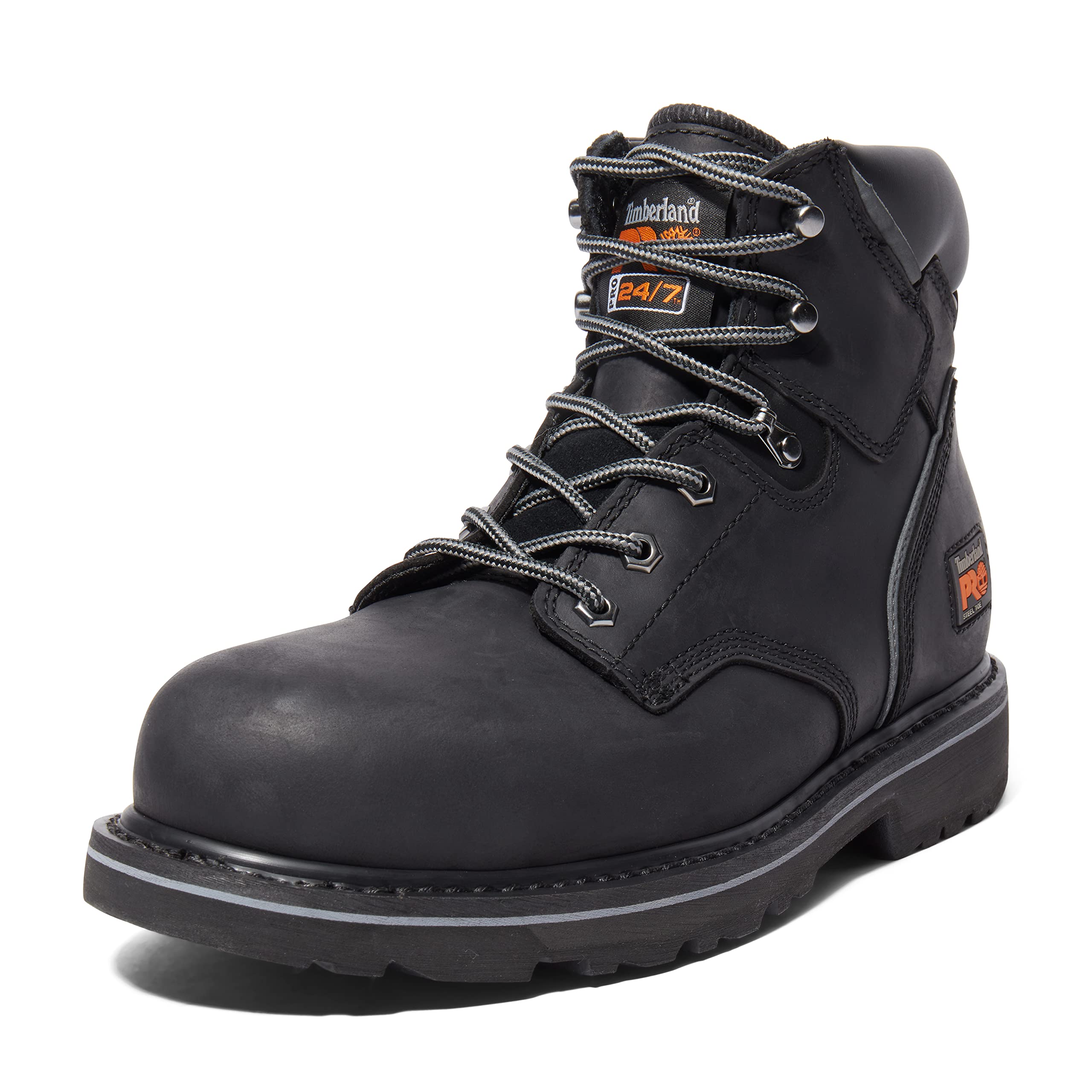 کفش کاری صنعتی مردانه Timberland PRO Pit Boss 6 Inch Steel Safety Toe با محافظ استیل 40 EU مشکی