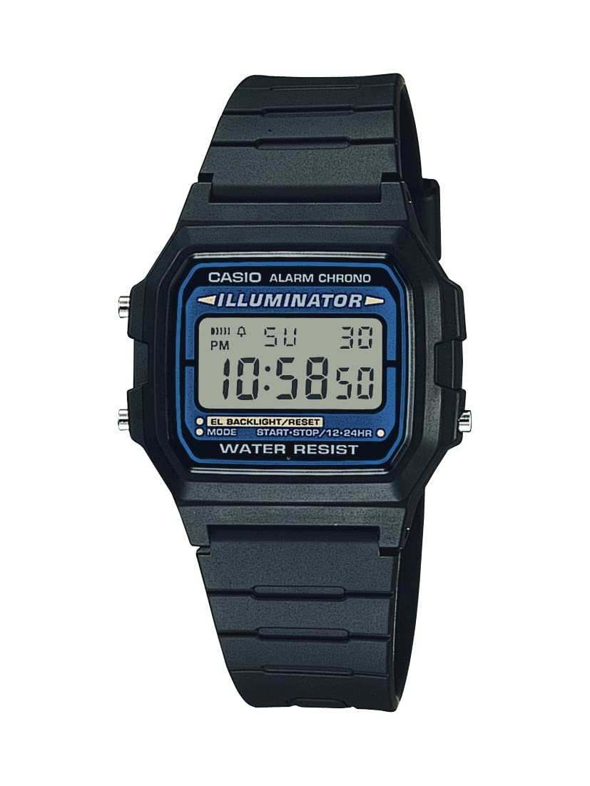 مترجم: ساعت دیجیتال مردانه Casio با بند رزینی مدل F-105W-1A