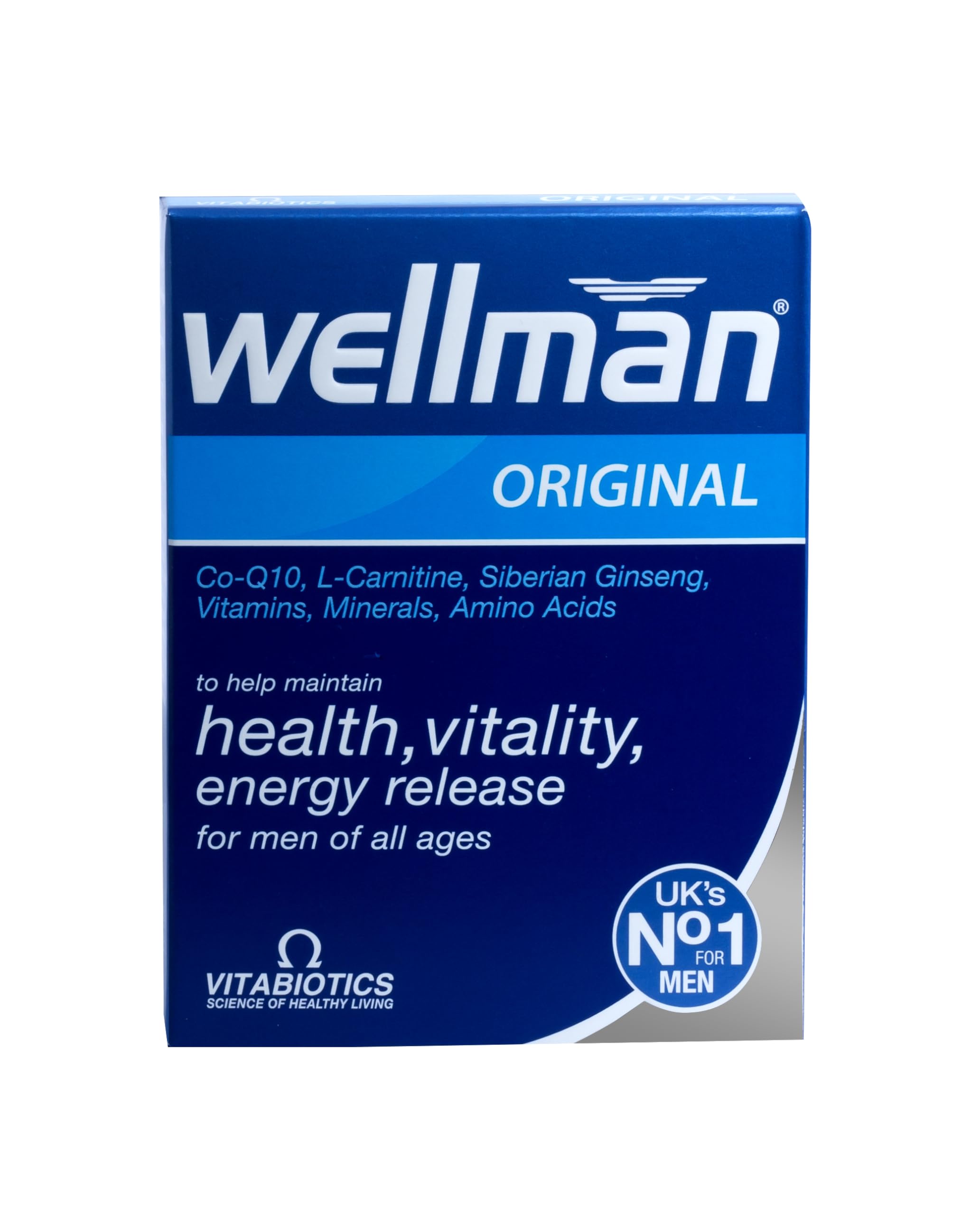 Vitabiotics Wellman Energy Release Tablets - 30 Tablets
