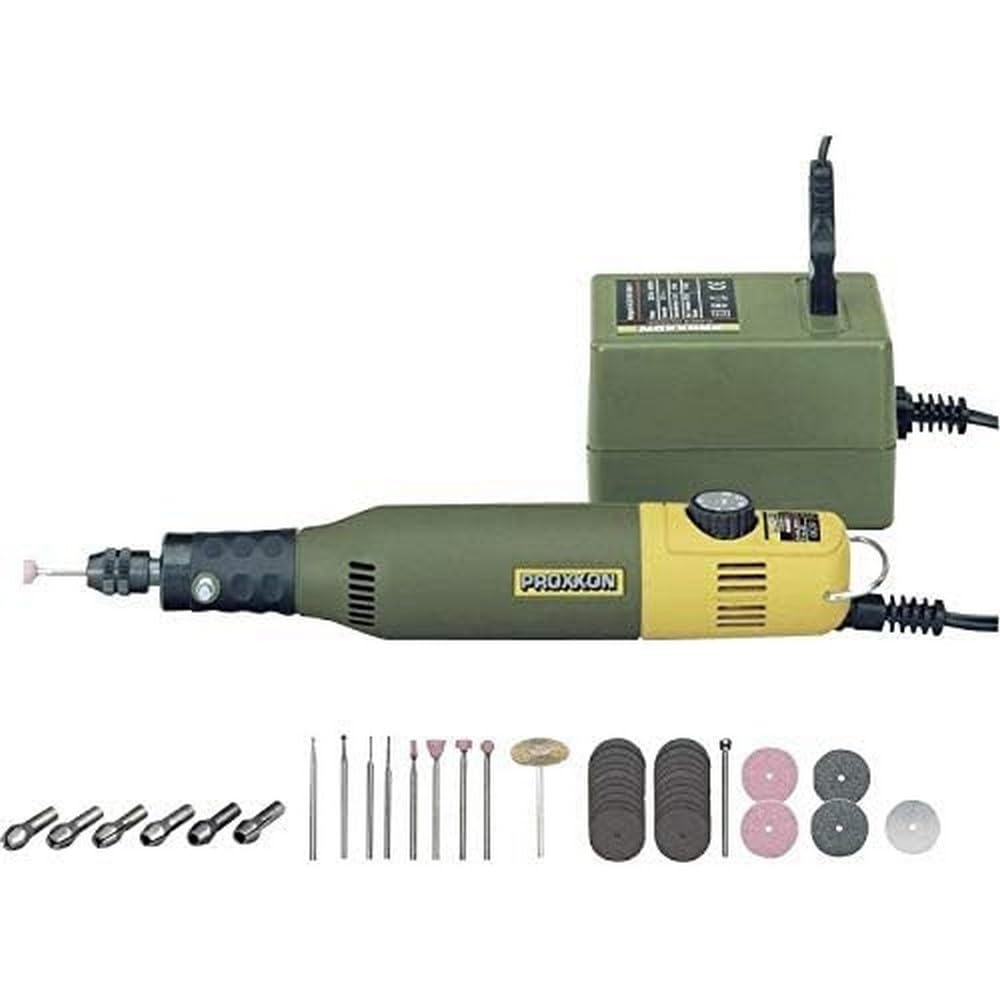 مجموعه دستگاه حفار/سنگزنی Proxxon Micromot 50/E با منبع تغذیه