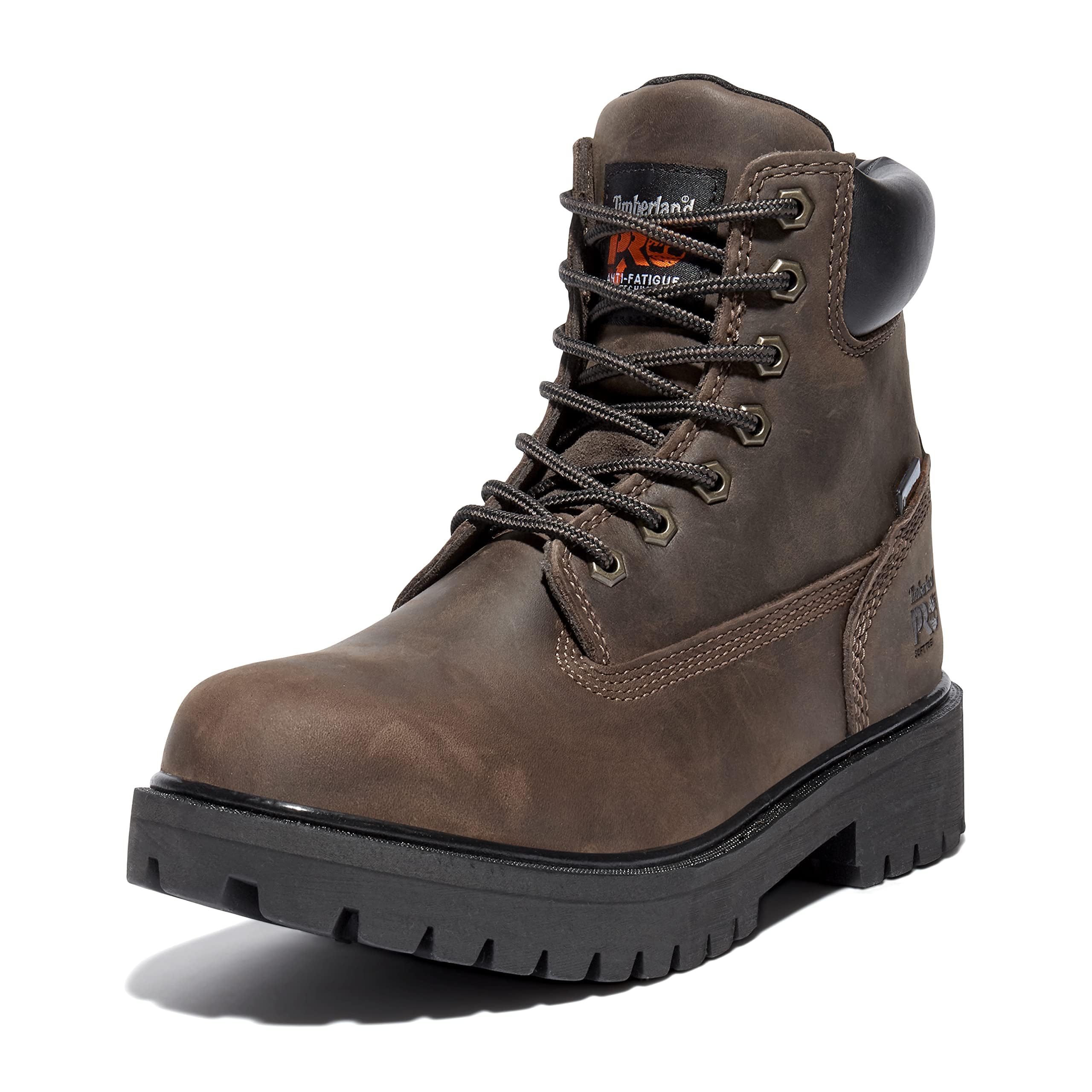 کفش کاری ضدآب با عایق نرم توی Timberland PRO مردانه با زیره مستقیم 6 اینچی و بدون سرپوش متوسط اندازه ۴۱.۵ اروپا رنگ قهوه ای
