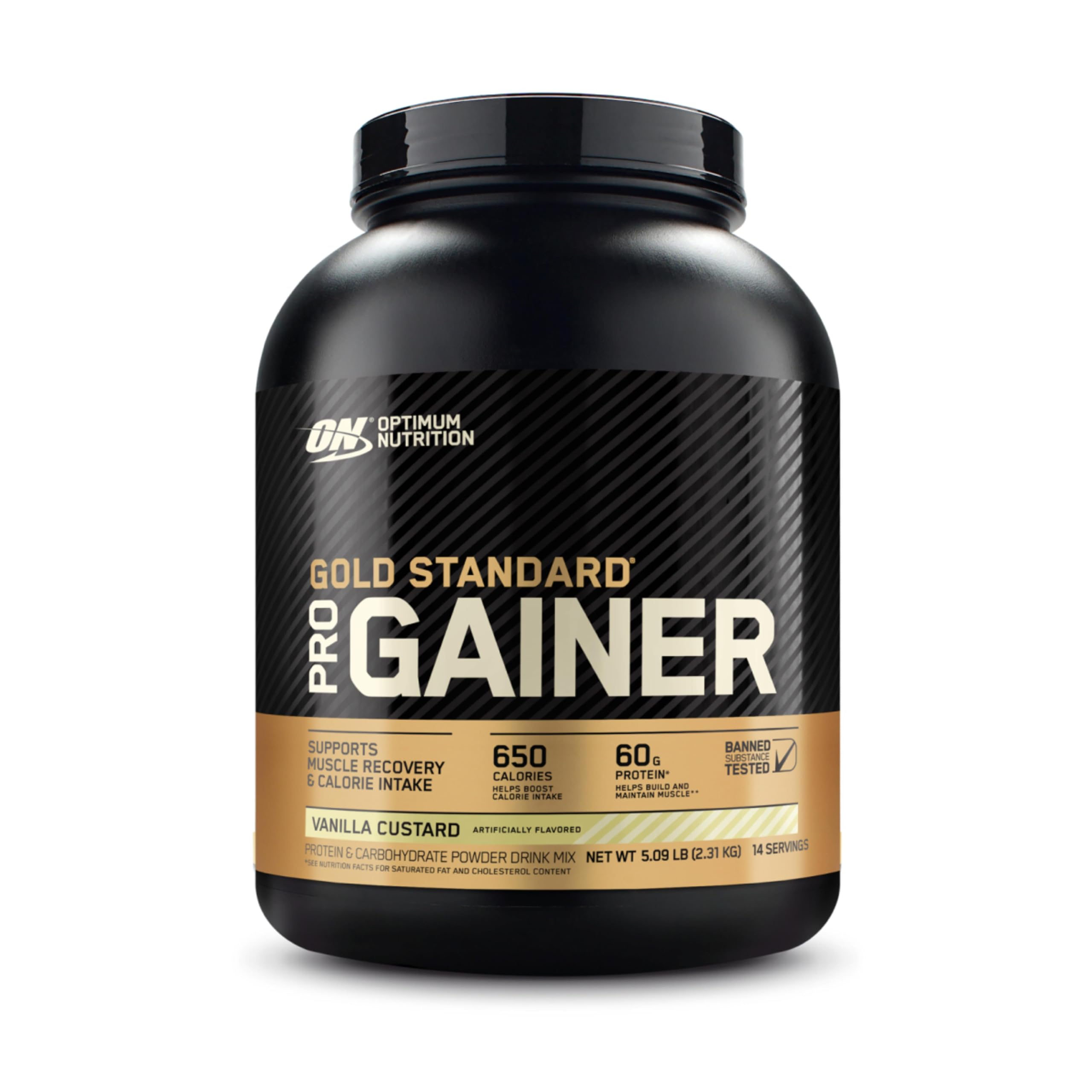 پروتئین بهینه تغذیه Pro Gainer وانیل کاستارد، 5.09 پوند