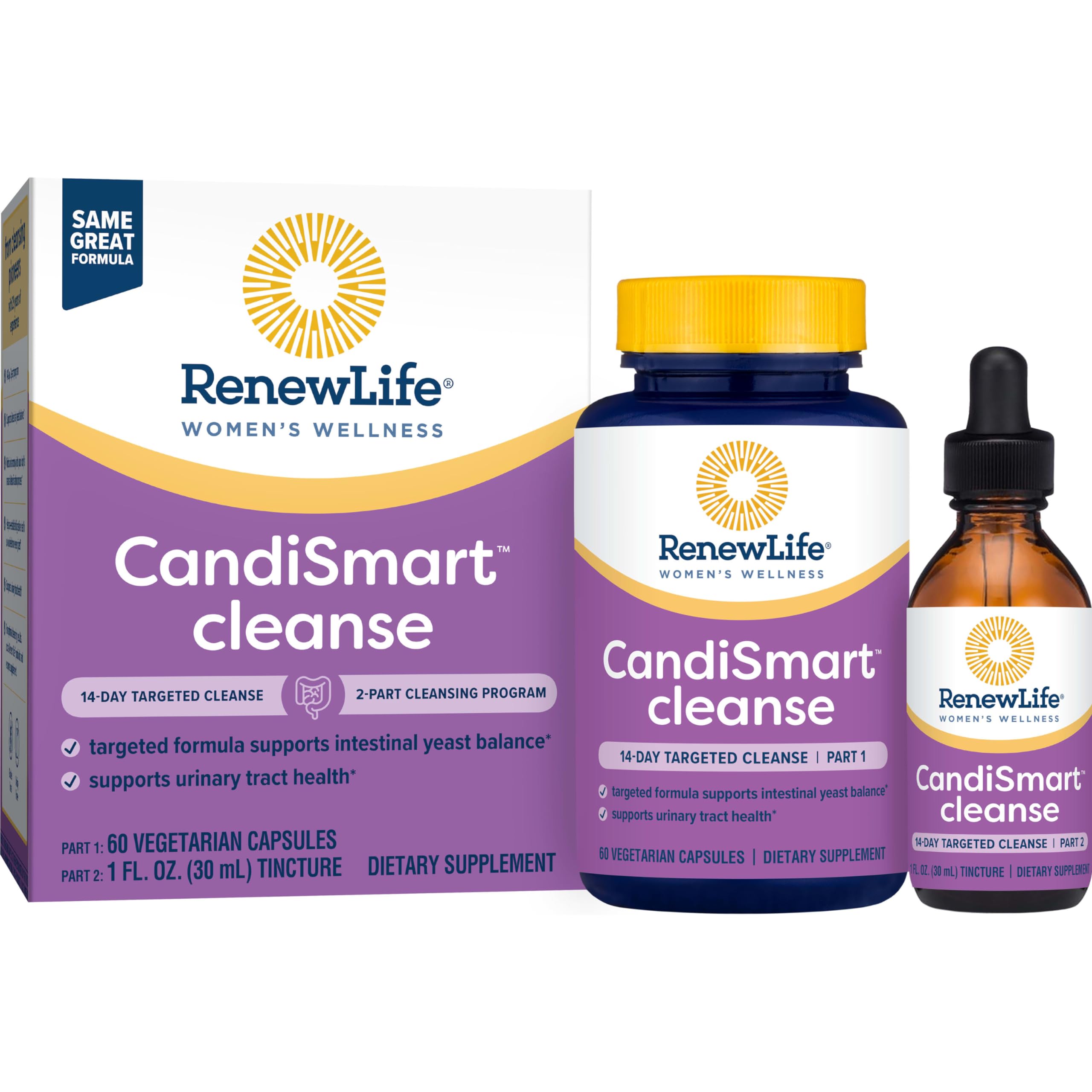 برنامه تمیزکردن خمیر 15 روزه Renew Life CandiSmart، 218 گرم، 1 عدد
