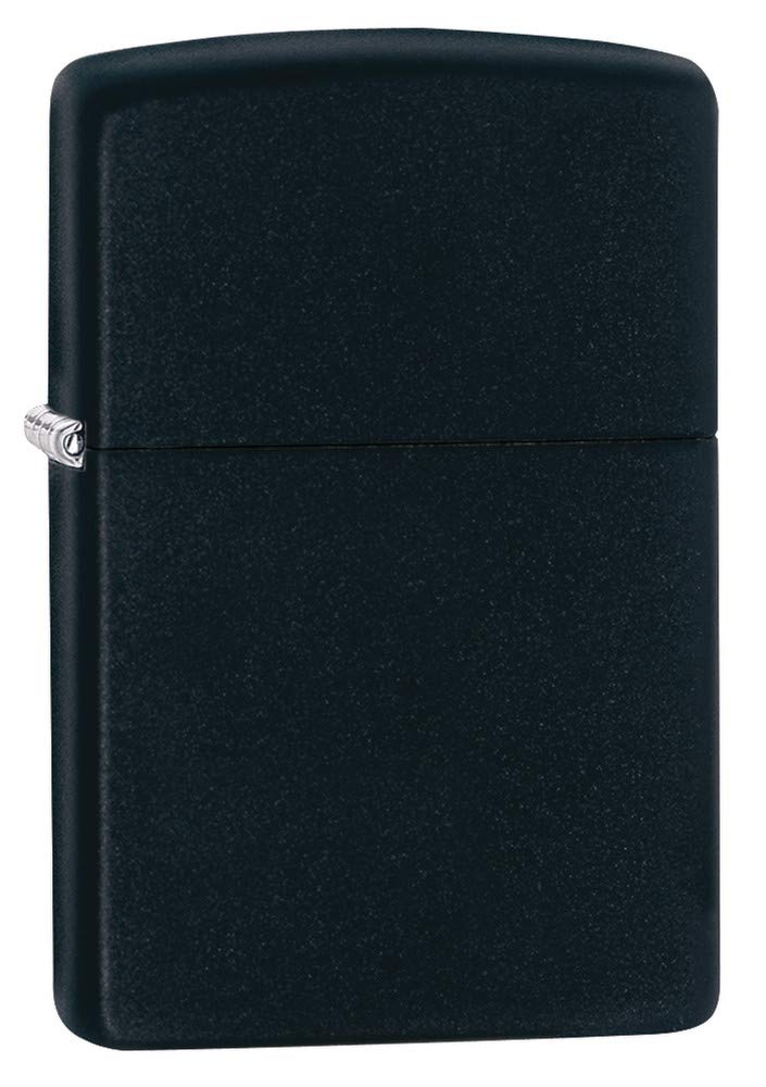 چشمه آبی ZIPPO، مشکی مات بدون لوگو مشکی مات