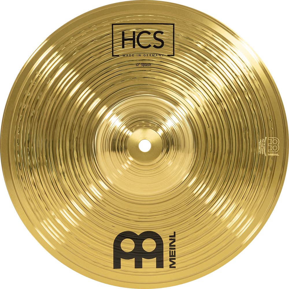 صفحه کلید HCS 12 اینچی Meinl - تولید شده در آلمان - برنج متوسط سنتی، گارانتی 2 ساله، HCS12S