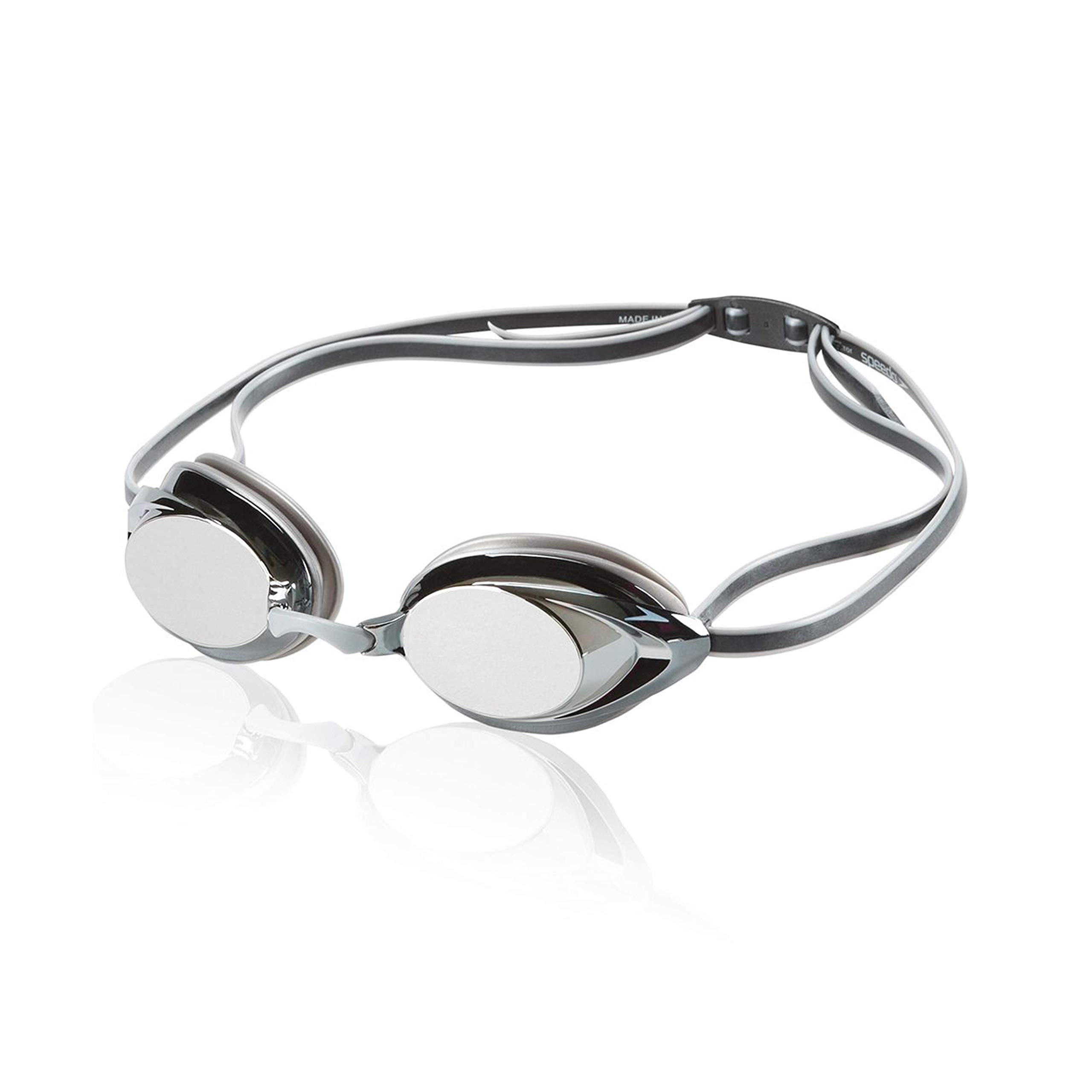 Speedo غیرنخصوصی شنا شیشه دید دونفره آیینه ای Vanquisher 2.0 نقره ای