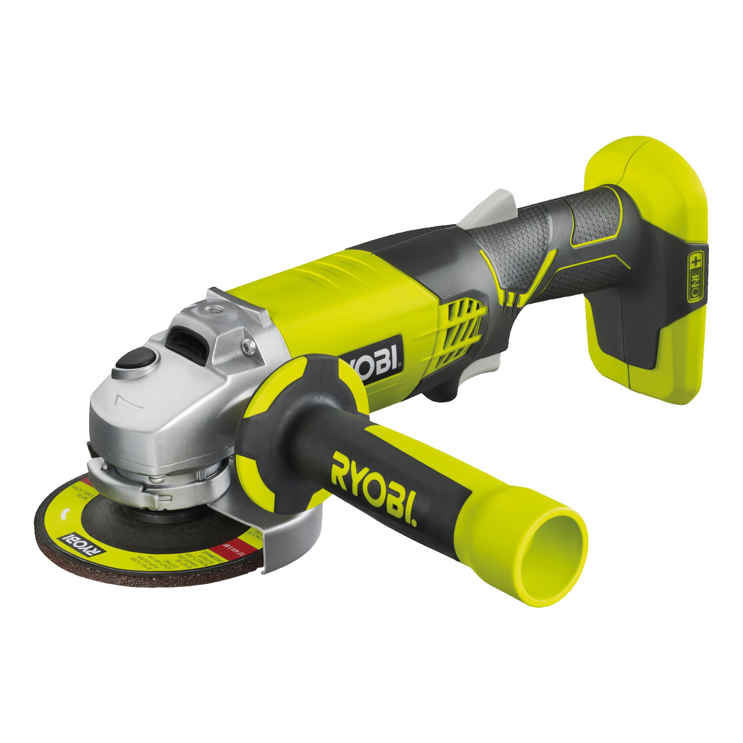 RYOBI P421 6500 RPM 4 1/2 Inch 18-Volt One+ Lithium Ion-Powered Angle Grinder (باتری موجود نیست، تنها ابزار برقی)