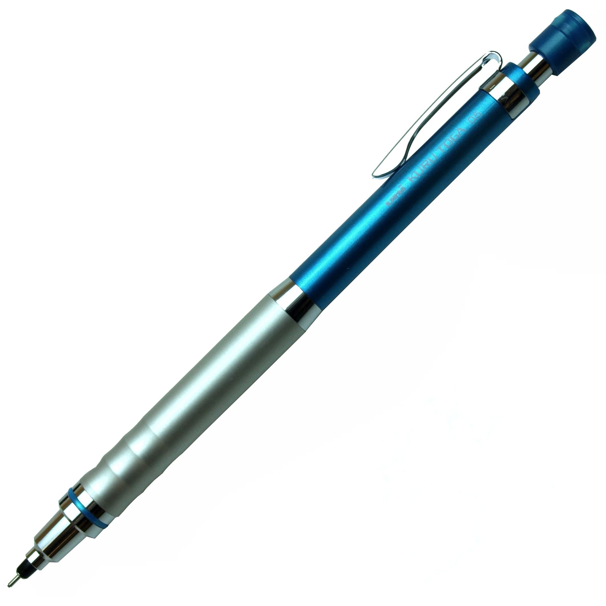 خودکار مکانیکی uni-ball uni Kuru Toga High Grade Auto با چرخش خودکار مته 0.5 میلیمتر ، بدنه آبی (M510121P.33) آبی 1 عدد (بسته 1 عدد)