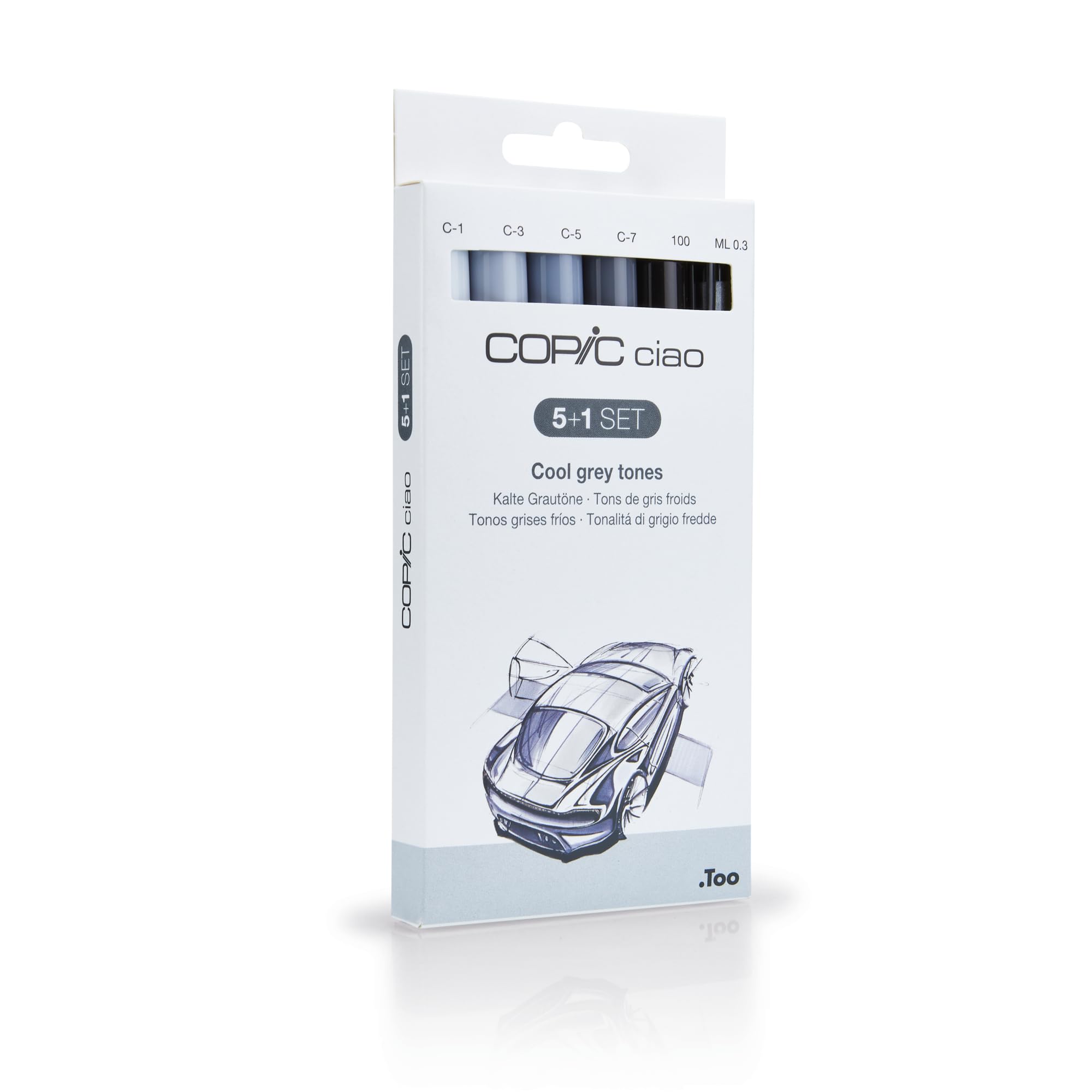مجموعه COPIC ciao ۵+۱ درجه خاکستری