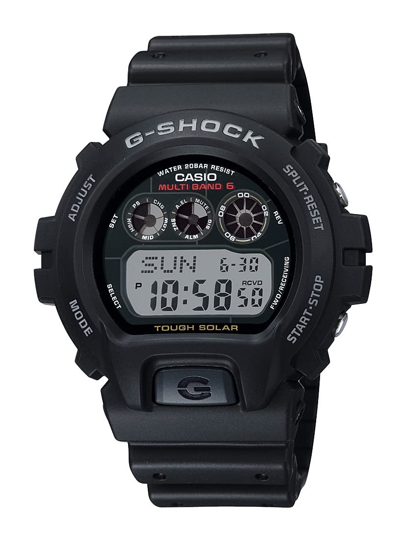 محصول Casio Men's G-Shock GW6900-1 ساعت ورزشی خورشیدی مقاوم سیاه