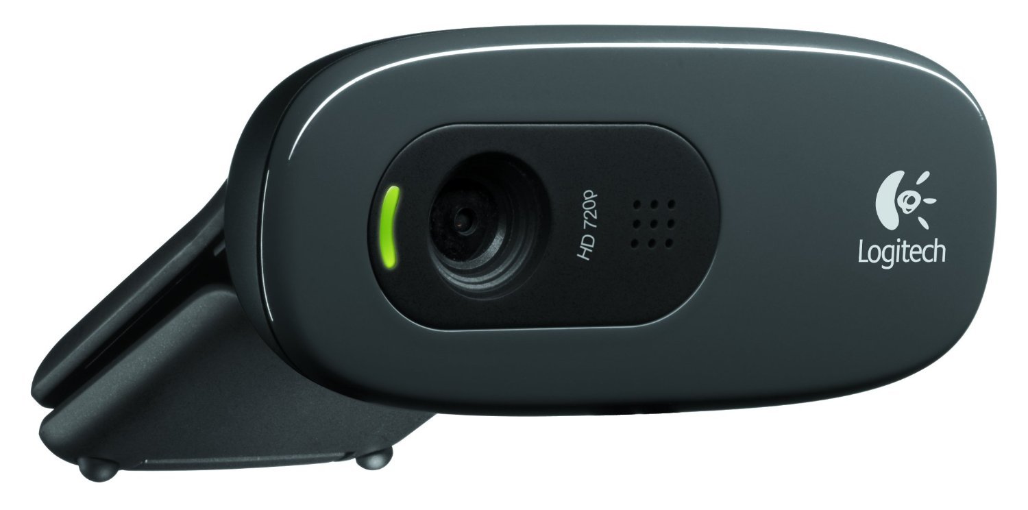 وب‌کم Logitech 960-000582 C270 USB HD - مشترک‌سازی سیاه یا مدرن