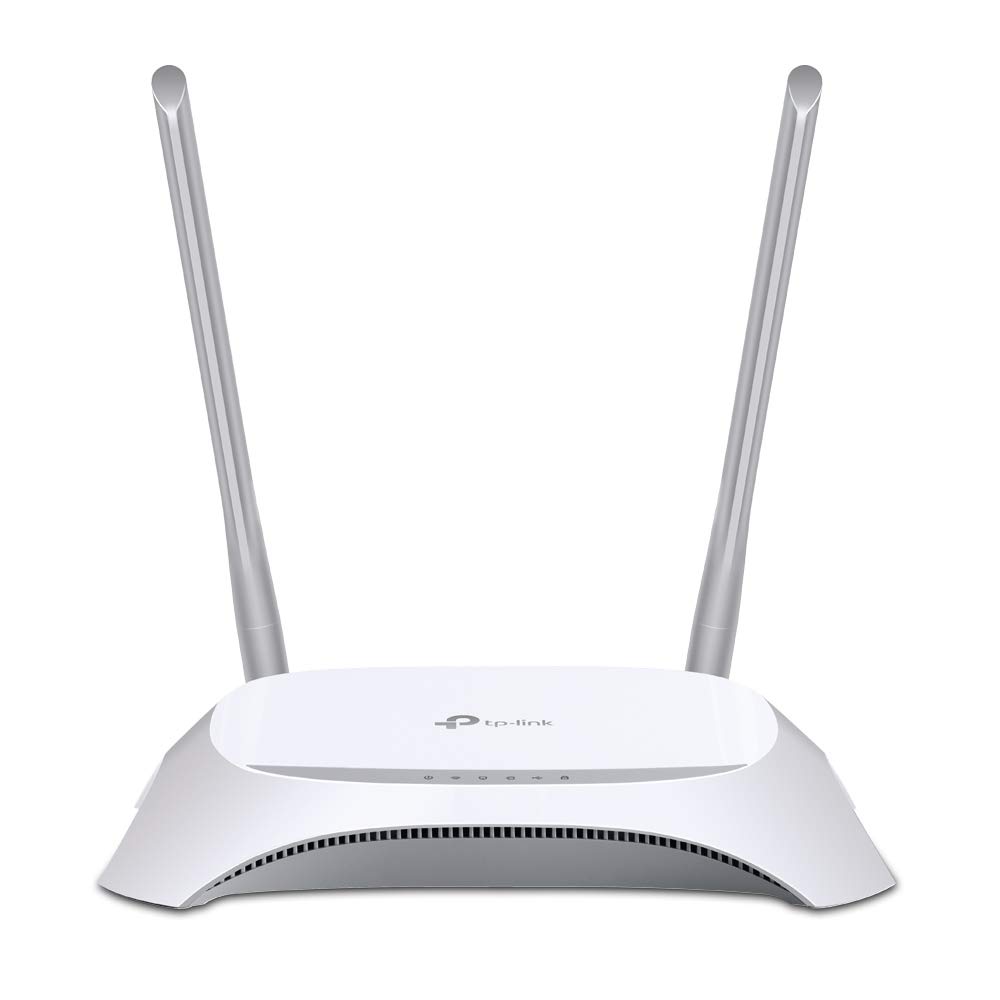 مسیریاب Wi-Fi 3G/4G TP-Link با سرعت 300 مگابیت بر ثانیه، 1 پورت USB 2.0، دکمه WPS، بدون نیاز به پیکربندی، پلاگ انگلیسی (مدل Archer MR3420) N300 مگابیت بر ثانیه مسیریاب 3G/4G تک‌بانده