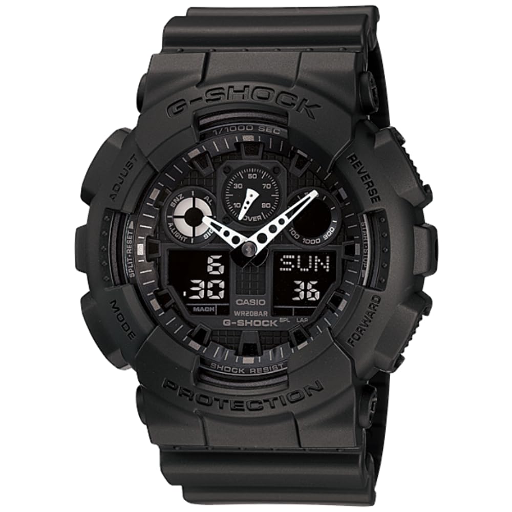 ساعت مچی Casio برای مردان، با ساعت‌مکانیکی کوارتز، نمایشگر آنالوگ-دیجیتال، رنگ مشکی