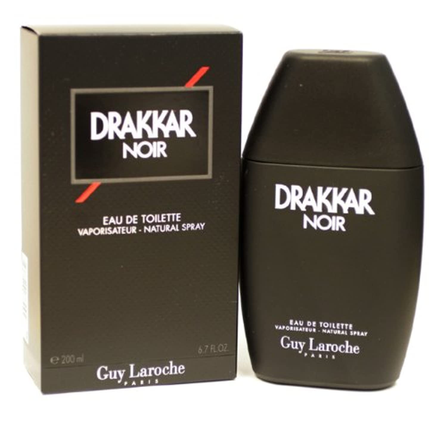 اسانس توالت 200 میلی لیتری Drakkar Noir از چوبهای خنک و تیز تشکیل شده است که به مردان قدرت و شخصیت می‌بخشد.
