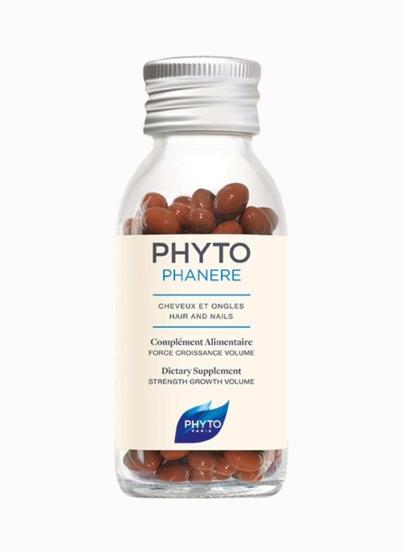 کپسول مکمل مو و ناخن Phyto Phytophanere - بسته ۱۲۰ عددی - حاوی روی، ویتامین B6، بیوتین (ویتامین B8) - بدون لاکتوز، بدون بادام، بدون تخم‌مرغ، بدون افزودنی، بدون شکر - تعداد ۱۲۰ عدد (بسته ۱ عددی)