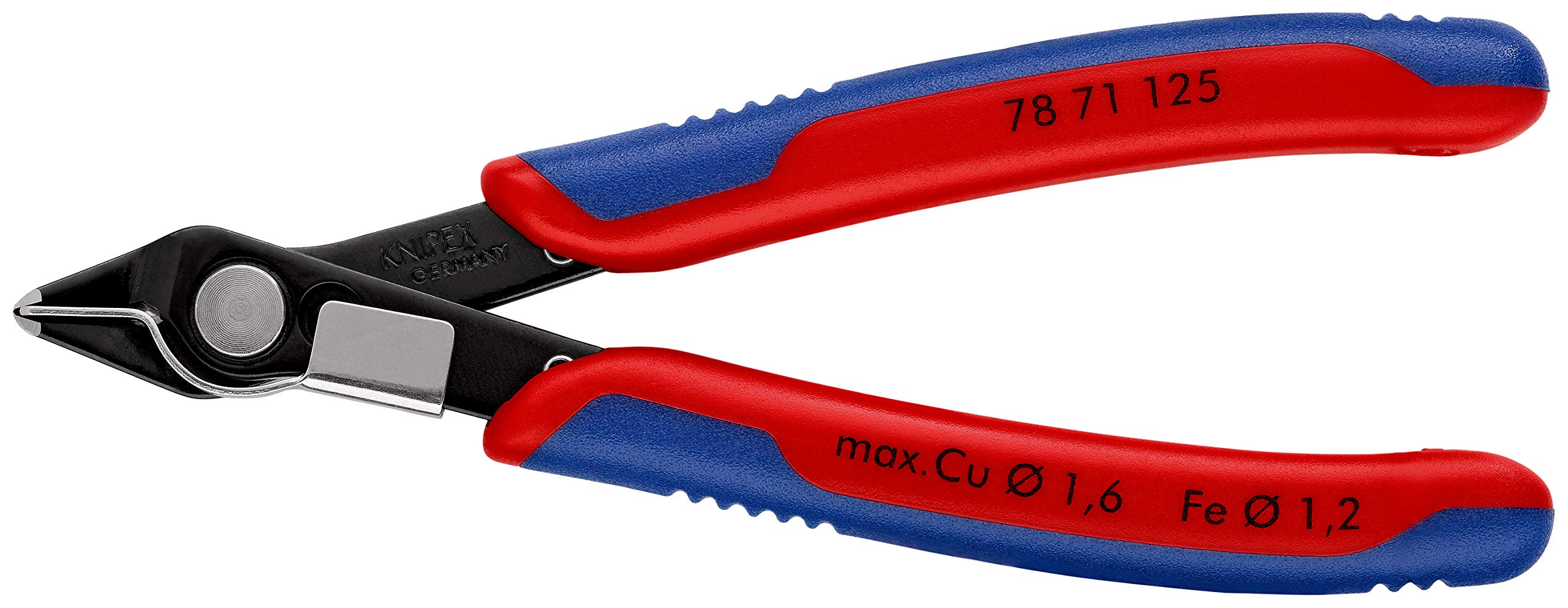 الکترونیکی ابریشمی Knipex Super Knips®، با دسته‌های چند جزئی 125 میلیمتر (کارت خودخدمت/بلیستر) 78 71 125 SB چندرنگی 125 میلیمتر ابریشمی با فشار سیم بسته‌بندی خودخدمت