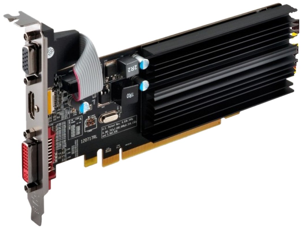 کارت گرافیک XFX HD-545X-ZCH2 (ATI Radeon HD 5450، 1 گیگابایت حافظه PCI-E GDDR3، DVI، HDMI، یک پردازنده گرافیکی) 5450 1 گیگابایت
