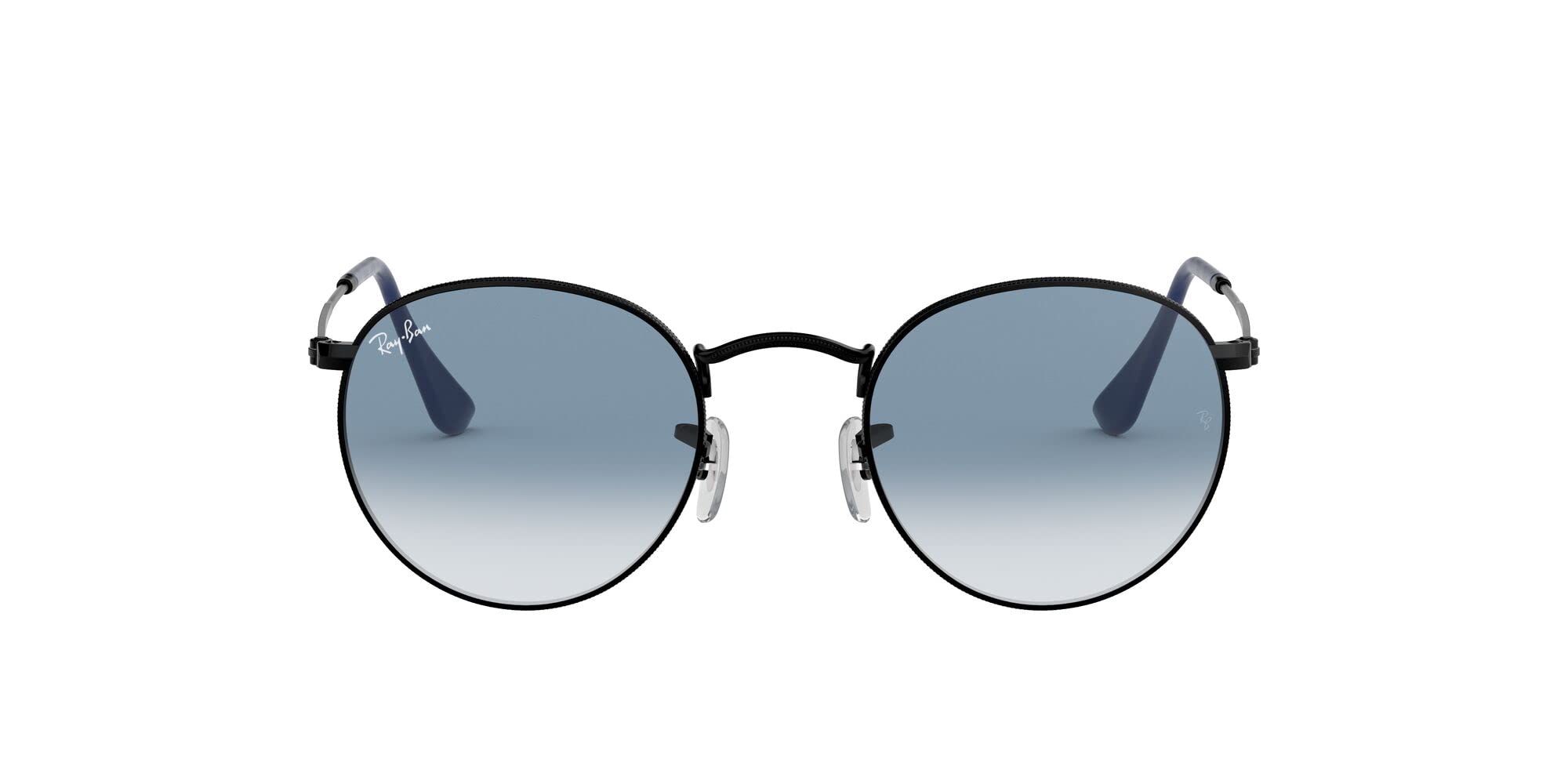 عینک آفتابی فلزی Ray-Ban RB3447 با لنز مات مشکی/آبی گرادیان 50 میلیمتری