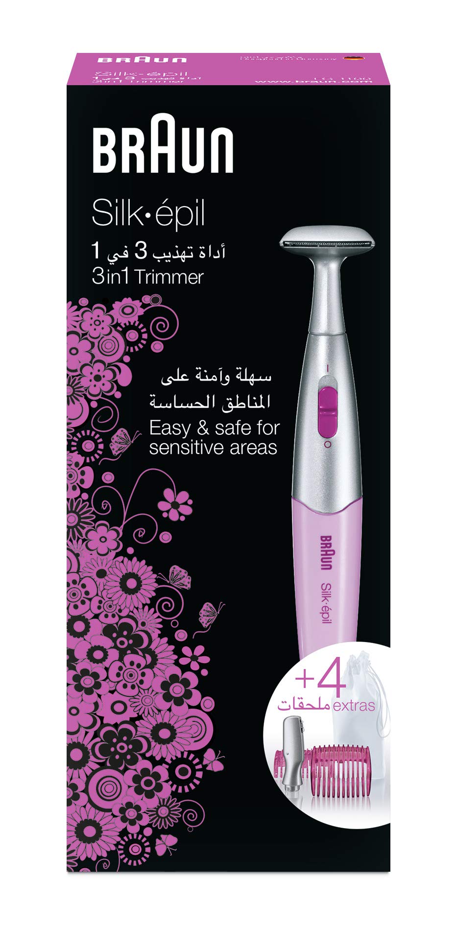 تراش‌موی Braun Silk Epil Trimmer Beauty Styler، Bikini Styler، Fg1100