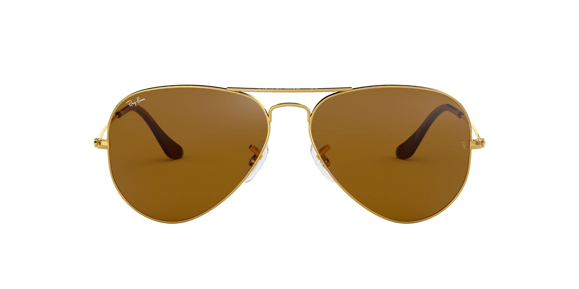 عینک آفتابی کلاسیک آویاتور Ray-Ban RB3025 طلا/قهوه‌ای ۶۲ میلی‌متر