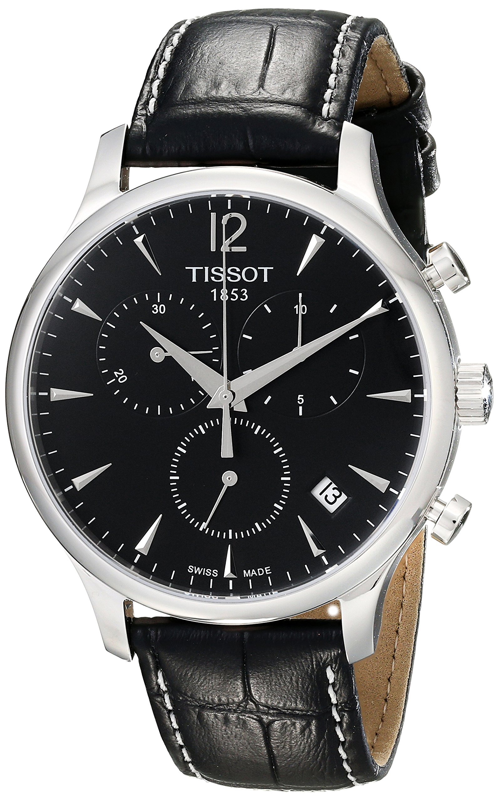 مدل Tissot T063.617.16.057.00 برای مردان - ساعت آنالوگ، کژوال، بند سیاه