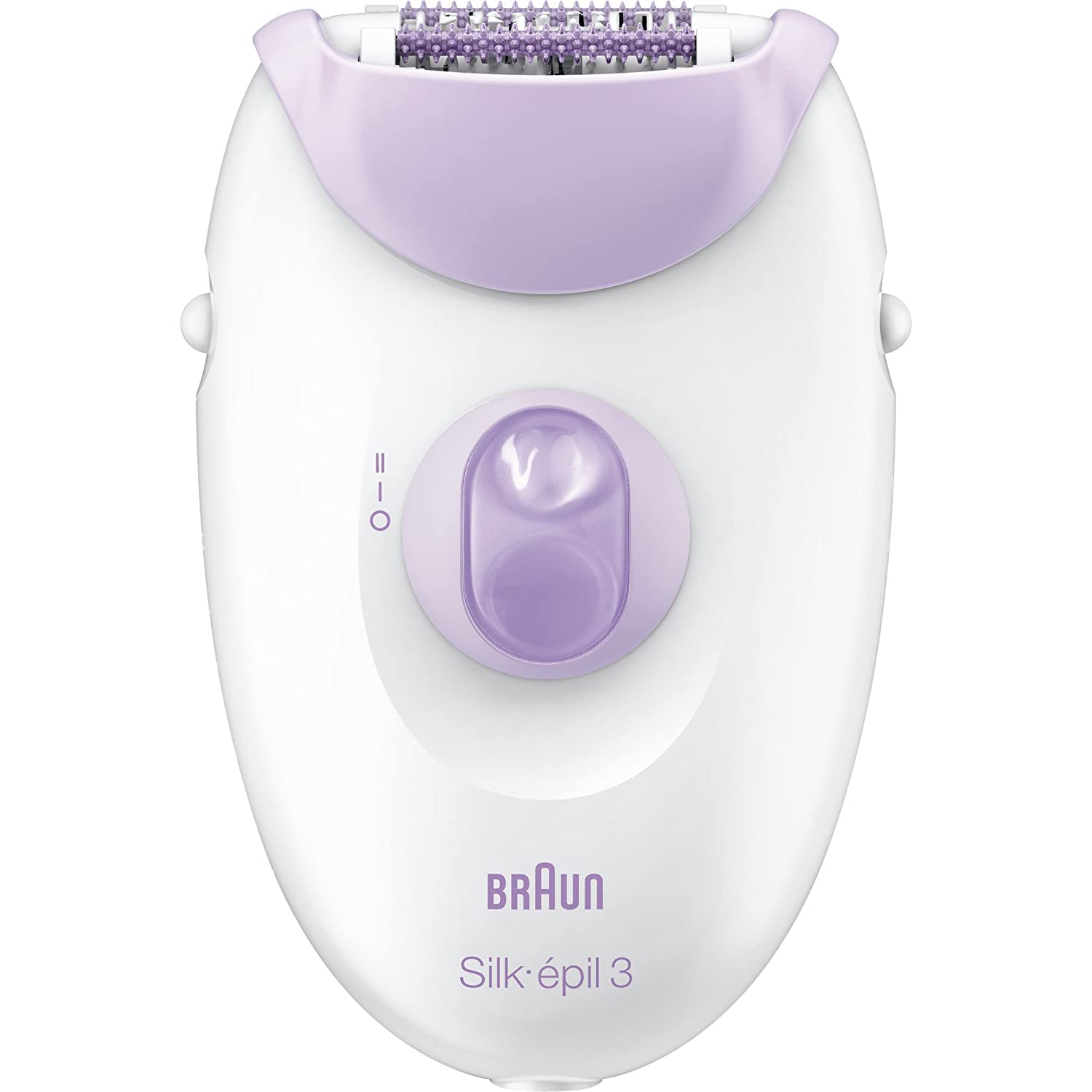 براون Silk-épil 3 اپیلاتور زنانه، حذف موهای الکتریکی، سفید/بنفش (بسته بیشنهادی ممکن است متفاوت باشد)
