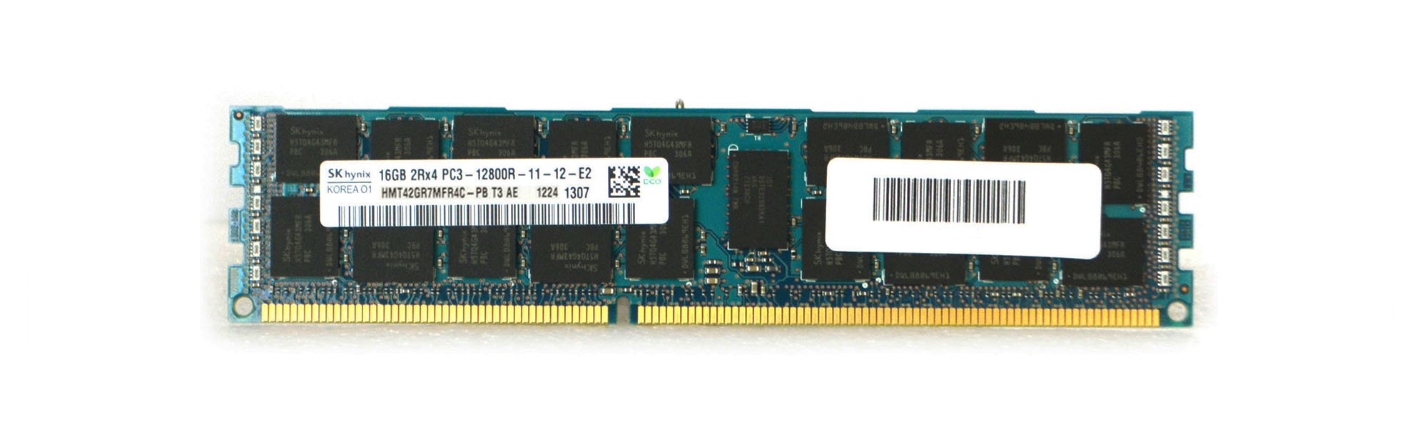 Hynix 16GB حافظه سرور ECC Registered PC3-12800 DDR3 1600MHz 240-Pin Dual Rank مدل HMT42GR7MFR4C-PB