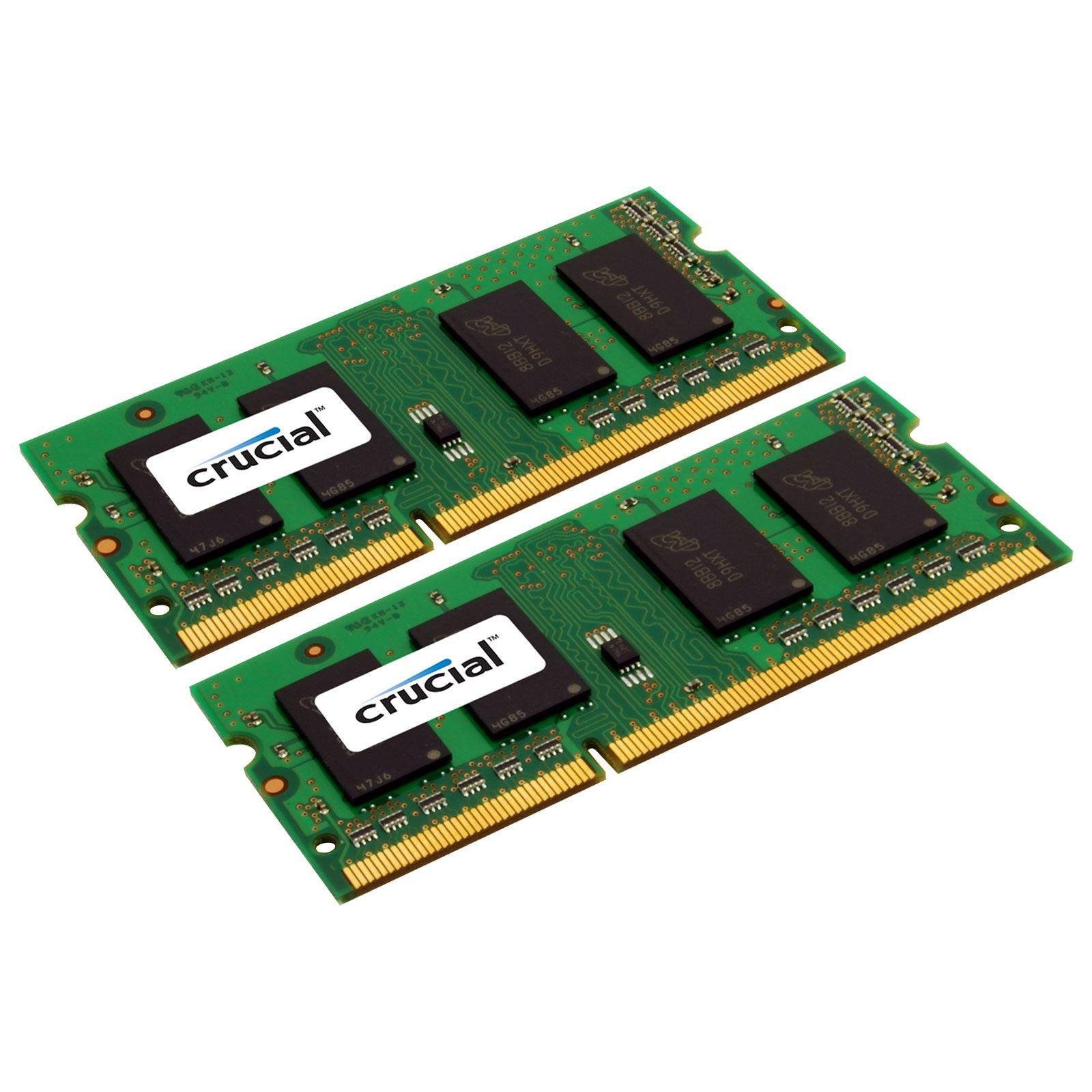 کیت RAM اساسی CT2KIT102464BF160B با حافظه 16GB (2x8GB) DDR3 با سرعت 1600 مگاهرتز و CL11 برای لپتاپ - کیت حافظه 16GB (8GBx2)