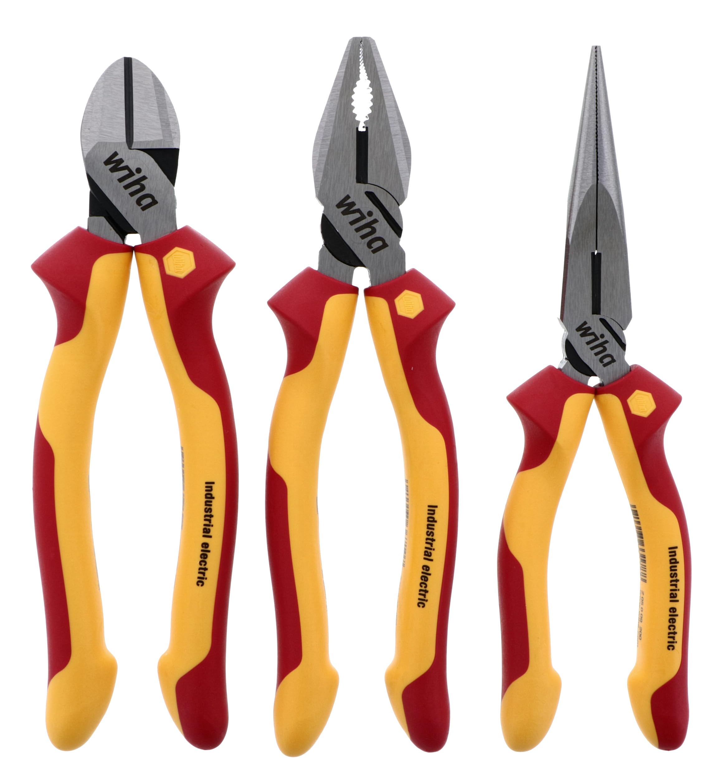 سطوز های صنعتی Wiha 32981 Insulated Pliers/Cutters Set، بسته 3 تایی 1