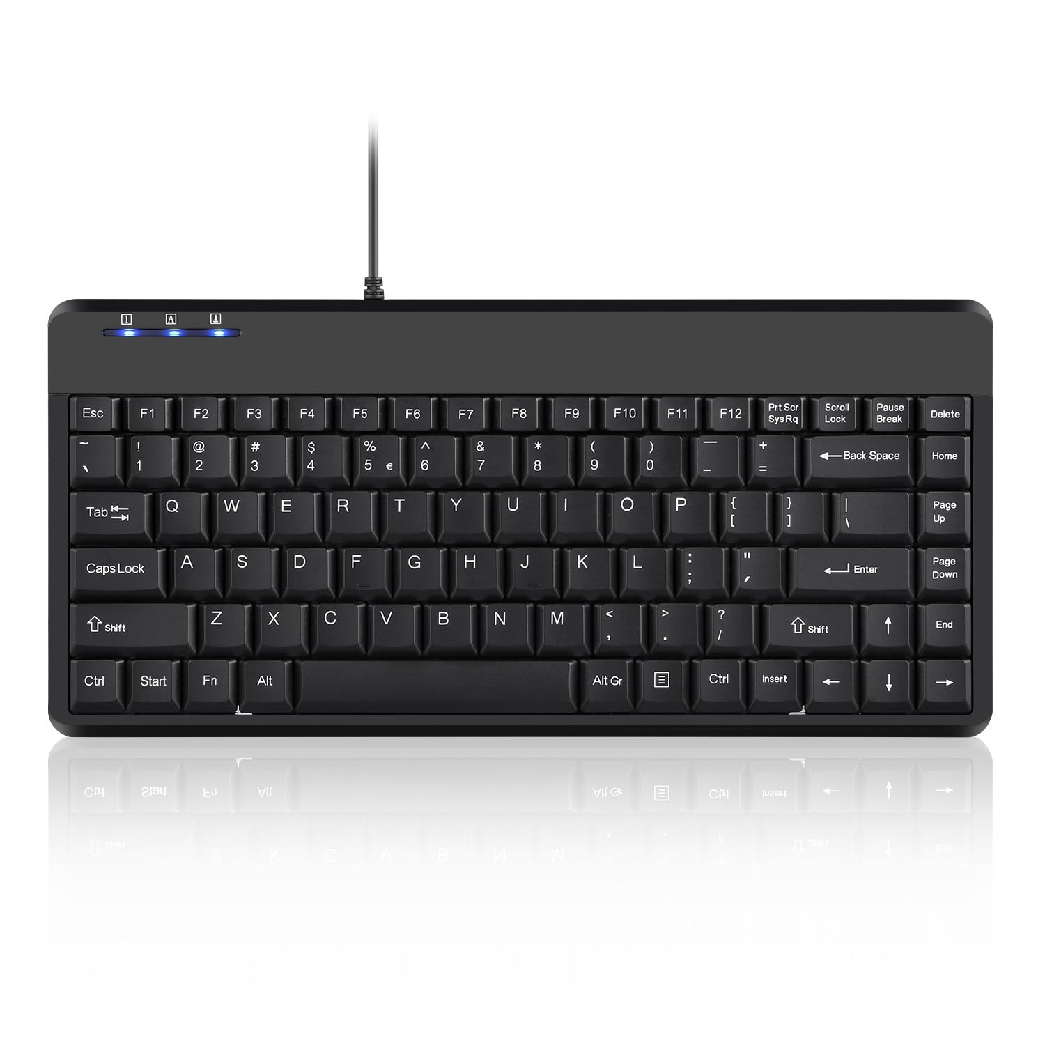 کیبورد کوچک Perixx PERIBOARD-409 U - USB - 315x147x21 میلی‌متر - طرح کیبورد انگلیسی آمریکایی