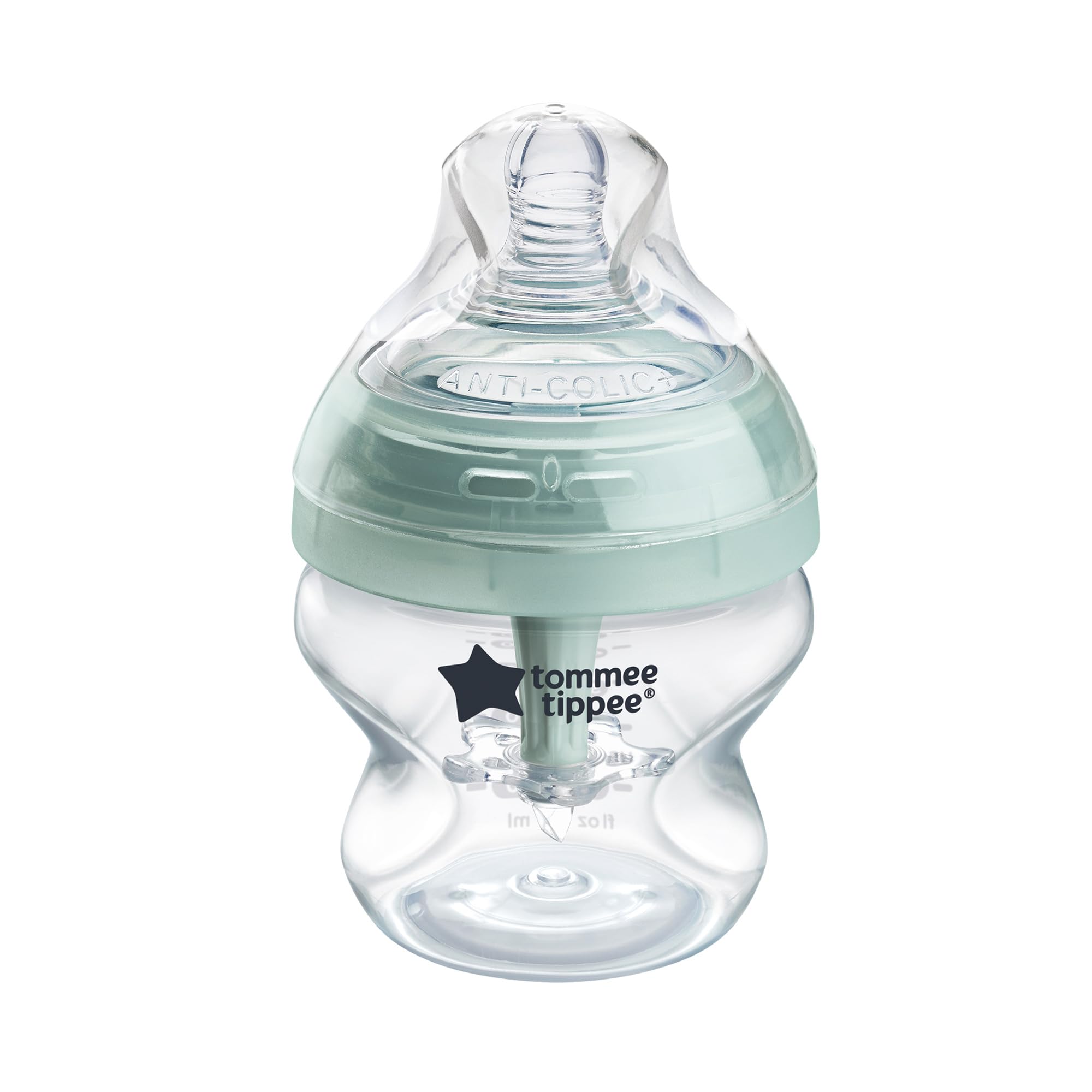 بطری کودک سیلیکونی Tommee Tippee Flexy، ضد کولیک، حس طبیعی، دم بندر غیر قابل فروپاشی، پایه پایدار بدون قلاب، آسان تمیز شدن، یک قطعه، 150 میلی لیتر. 150 میلی لیتر