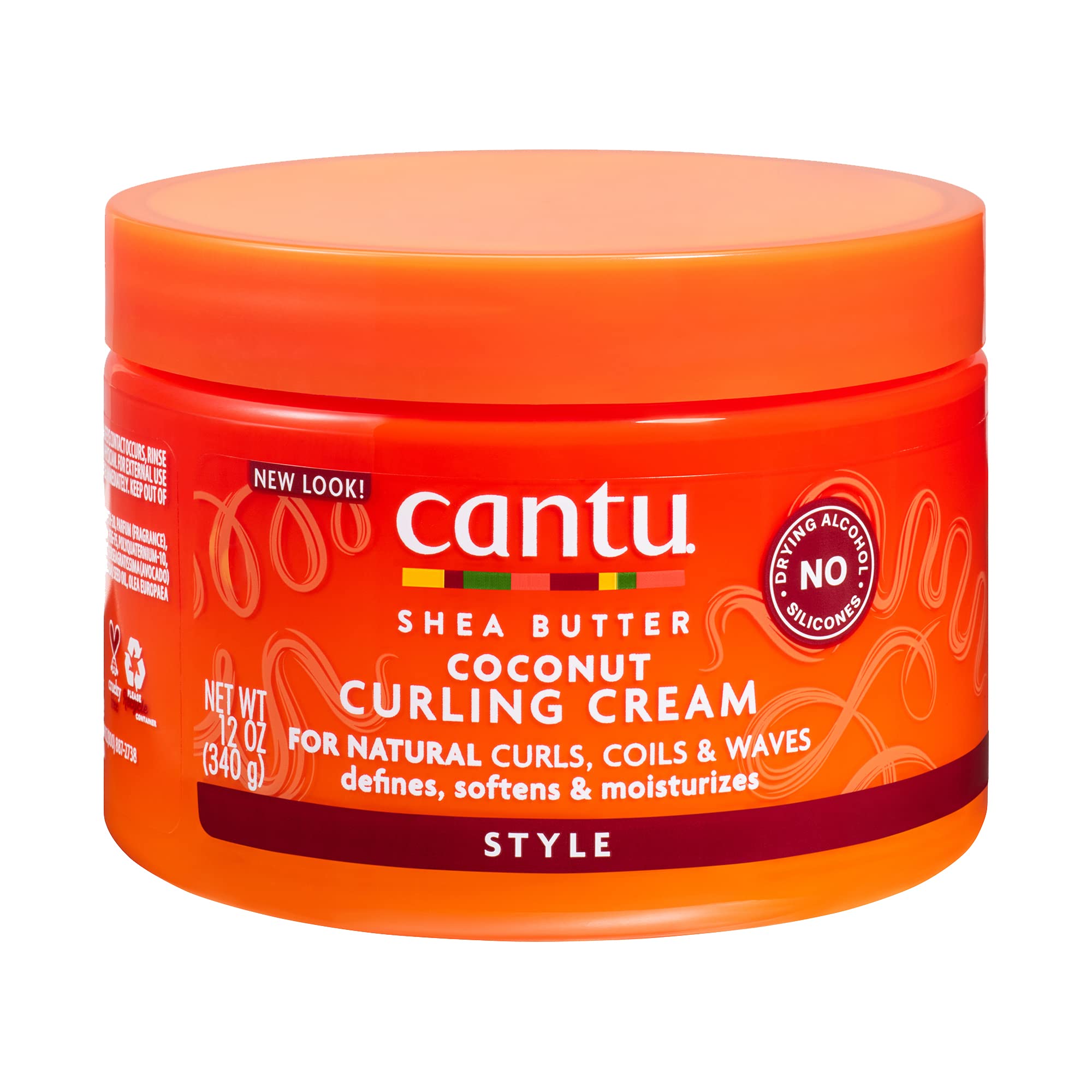 کرم لوله‌ای کرنل خرما Cantu برای موهای طبیعی، ۳۴۰ گرم