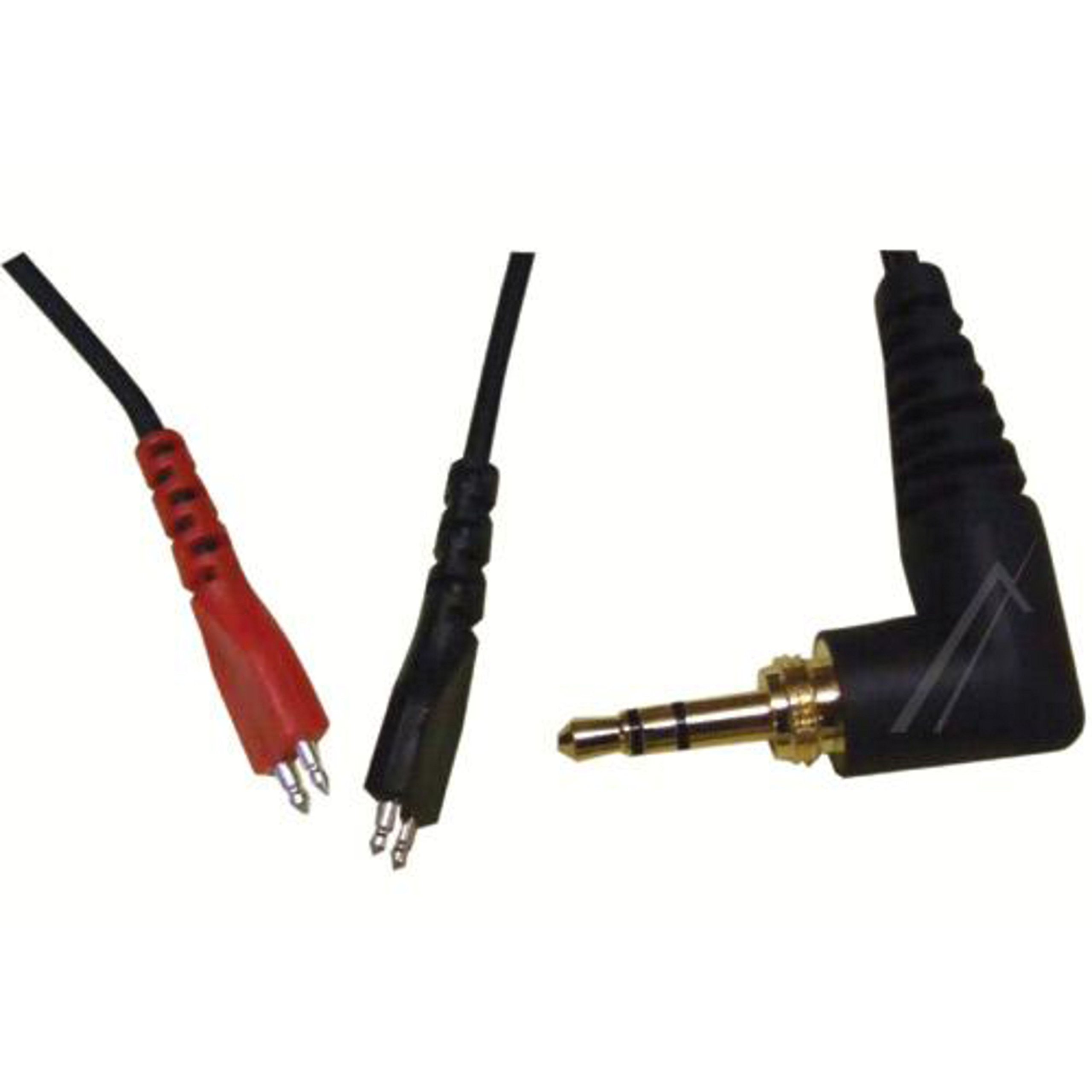 کابل جایگزین 1.5 متری Sennheiser HD25 با کانکتور زاویه دار سمت راست