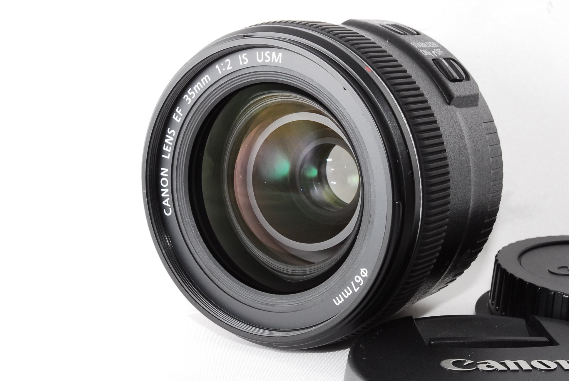 لنز EF35mm F2IS USM برند کنن، لنز تک فوکوس EF3520IS، رنگ سیاه