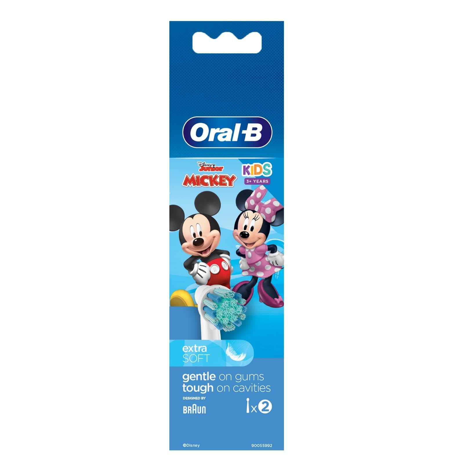 سربرازهای مسواک جایگزین قدرتی کودکان Oral-B Braun EB10، ۲ عدد (متنوع)
