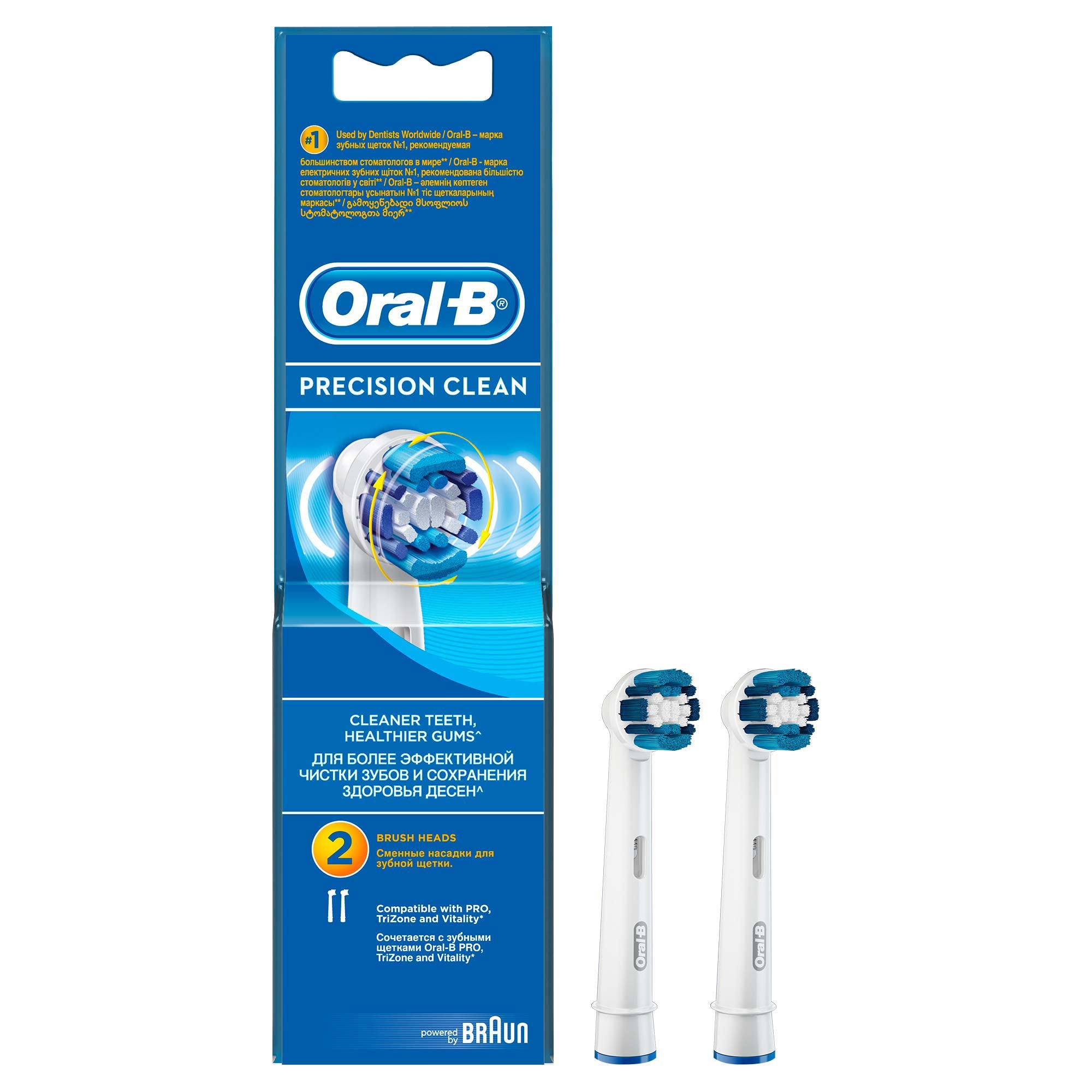 سر دندان مسواک تعویضی Oral-B Precision Clean، 2 عدد، 2 سری Precision Clean