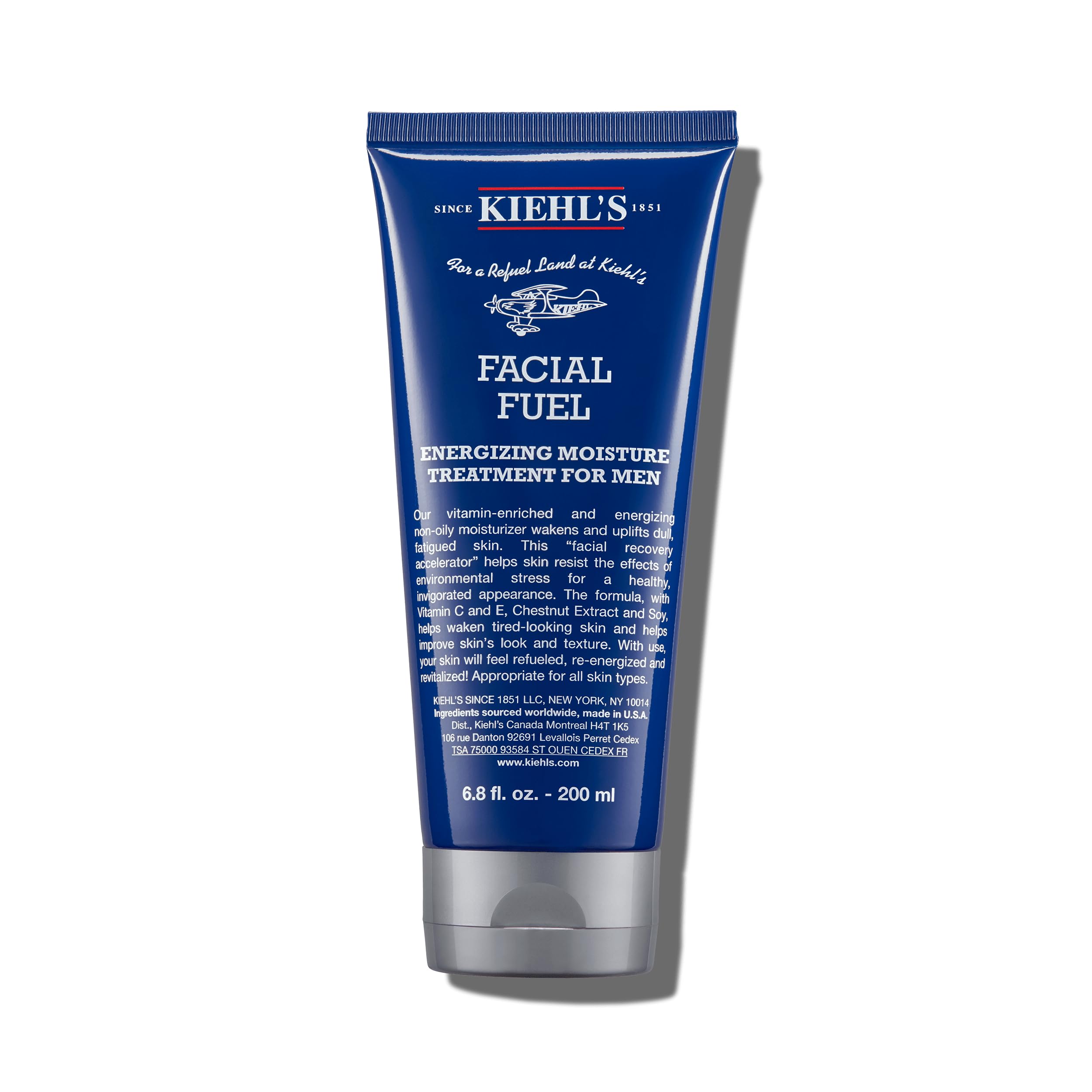 مرطوب کننده انرژیزه کننده صورت مردانه Kiehl's Facial Fuel، 200 میلی لیتر