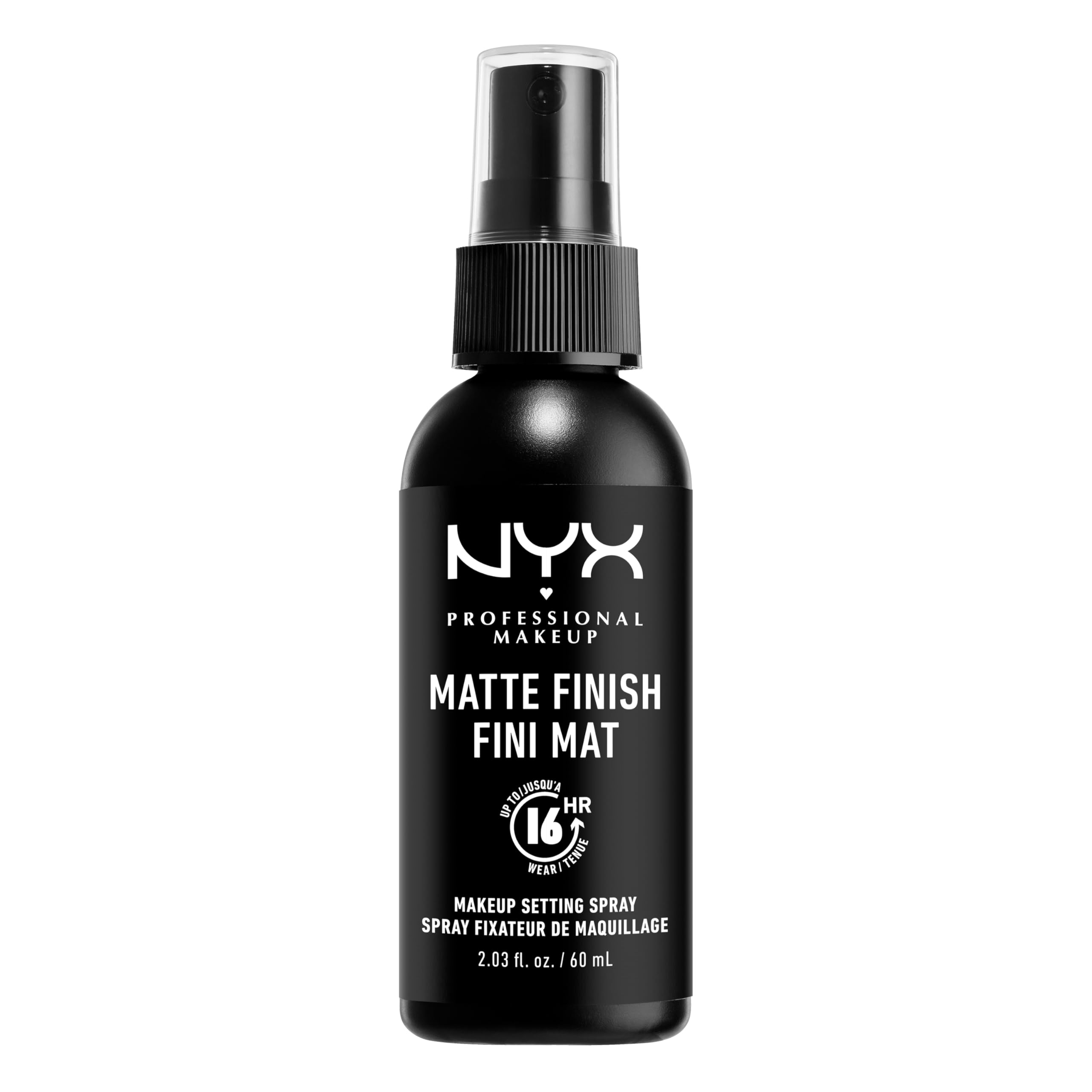 ابر تنظیم کننده آرایشی NYX PROFESSIONAL MAKEUP - تمام‌تراکم، سبک، ماندگار، طول عمر ۱۶ ساعته آرایش، فرمول وگان و ضد آزار جانوران، ۶۰ میلی‌لیتر (بسته ۱ عدد) تمام‌تراک پوشش مات، ۶۰ میلی‌لیتر