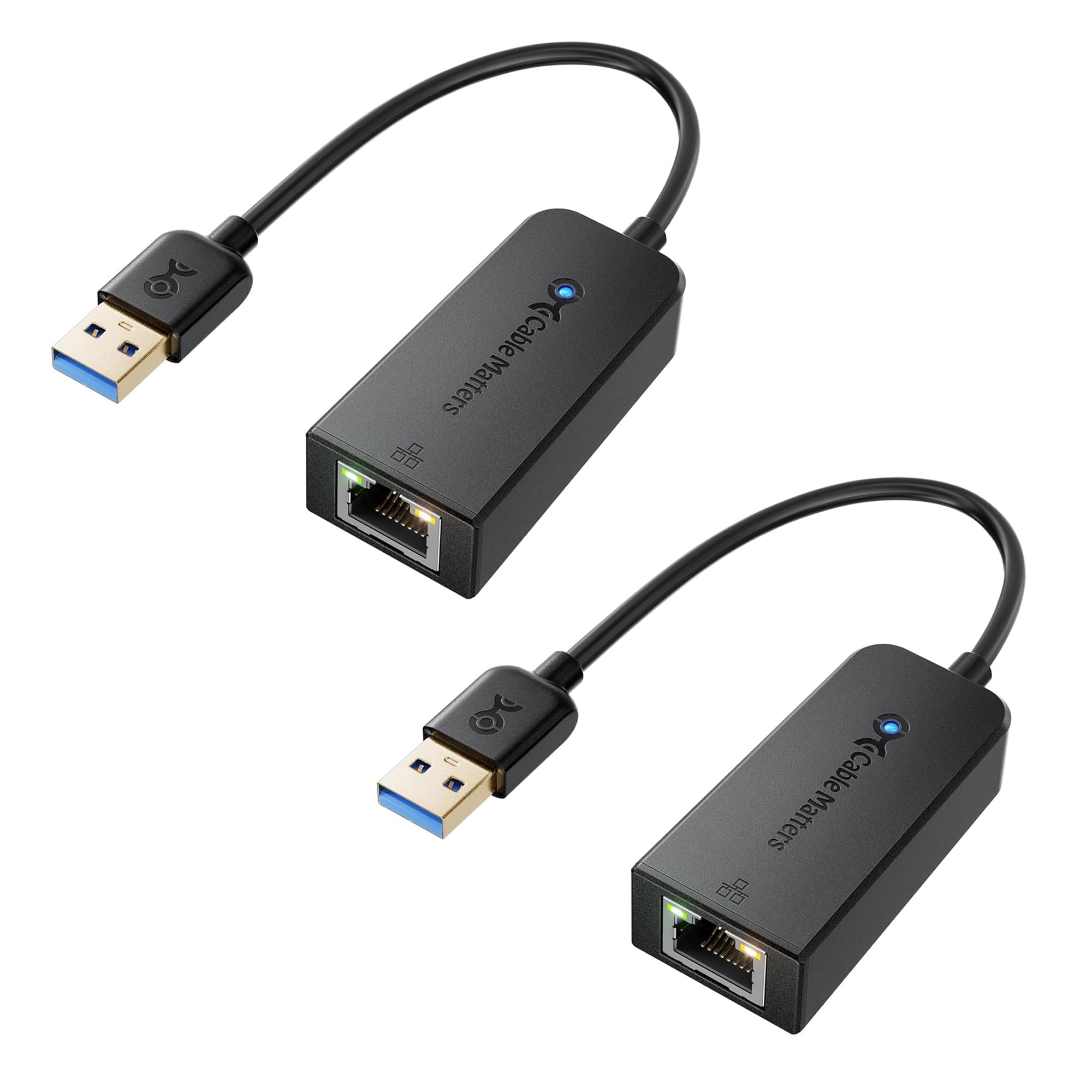 آداپتور کابل مهم: Cable Matters Plug & Play USB به Ethernet با پشتیبانی از PXE، کلون آدرس MAC (USB3.0 به شبکه گیگابیت، آداپتور Ethernet به USB برای لپتاپ) به‌همراه پشتیبانی از 10/100/1000Mbps