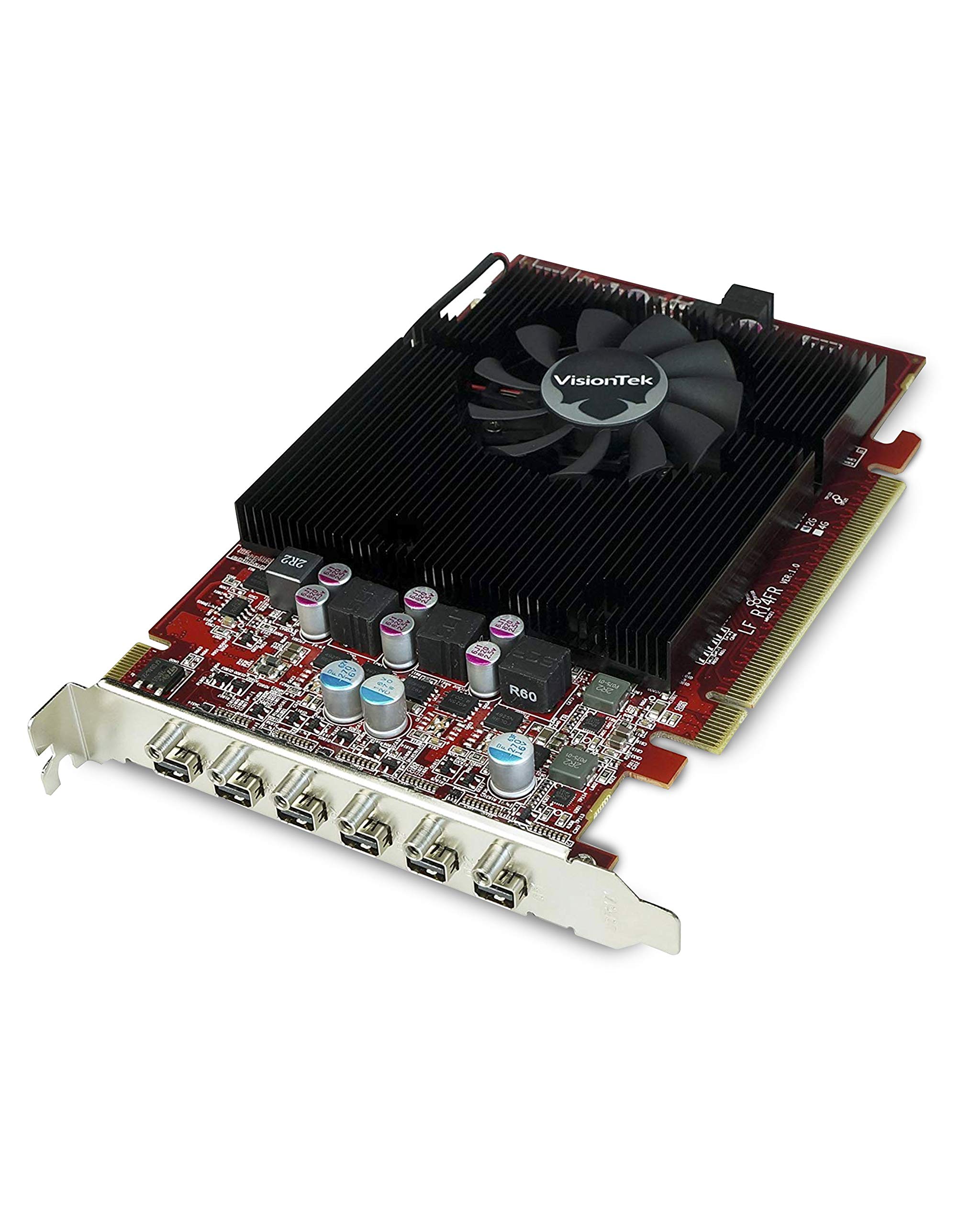 کارت گرافیک Visiontek Radeon 7750 2GB GDDR5 با 6 خروجی منی DisplayPort، Amd Eyefinity 2.0، ویدیو Pci Express 3.0 صدای فرا گیرنده 7.1 Surround (900614)