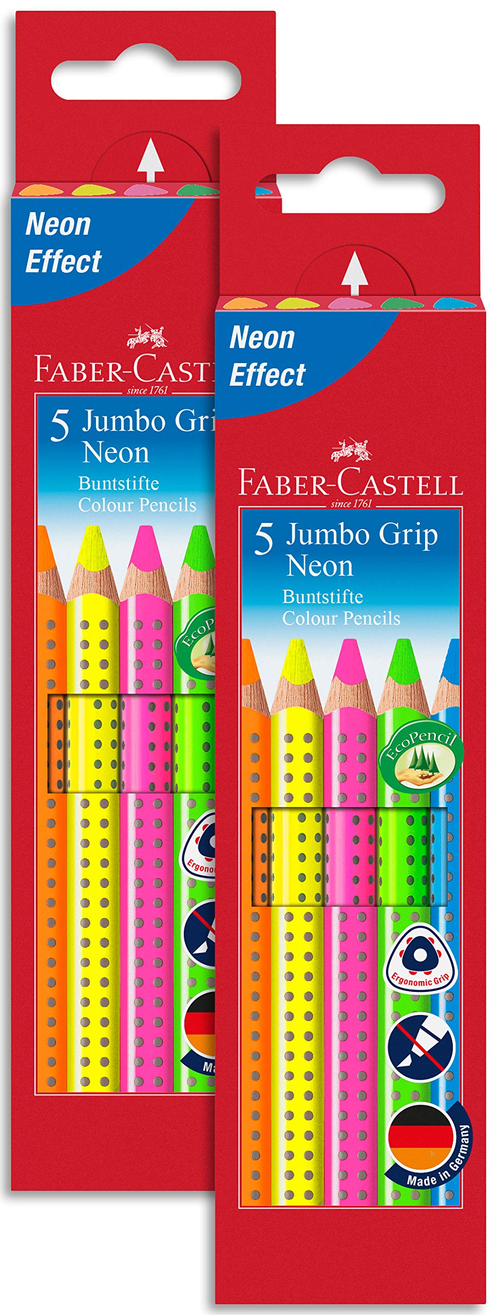 Faber-Castell 110994 "جامبو گریپ نئون" مداد رنگی 1 عدد