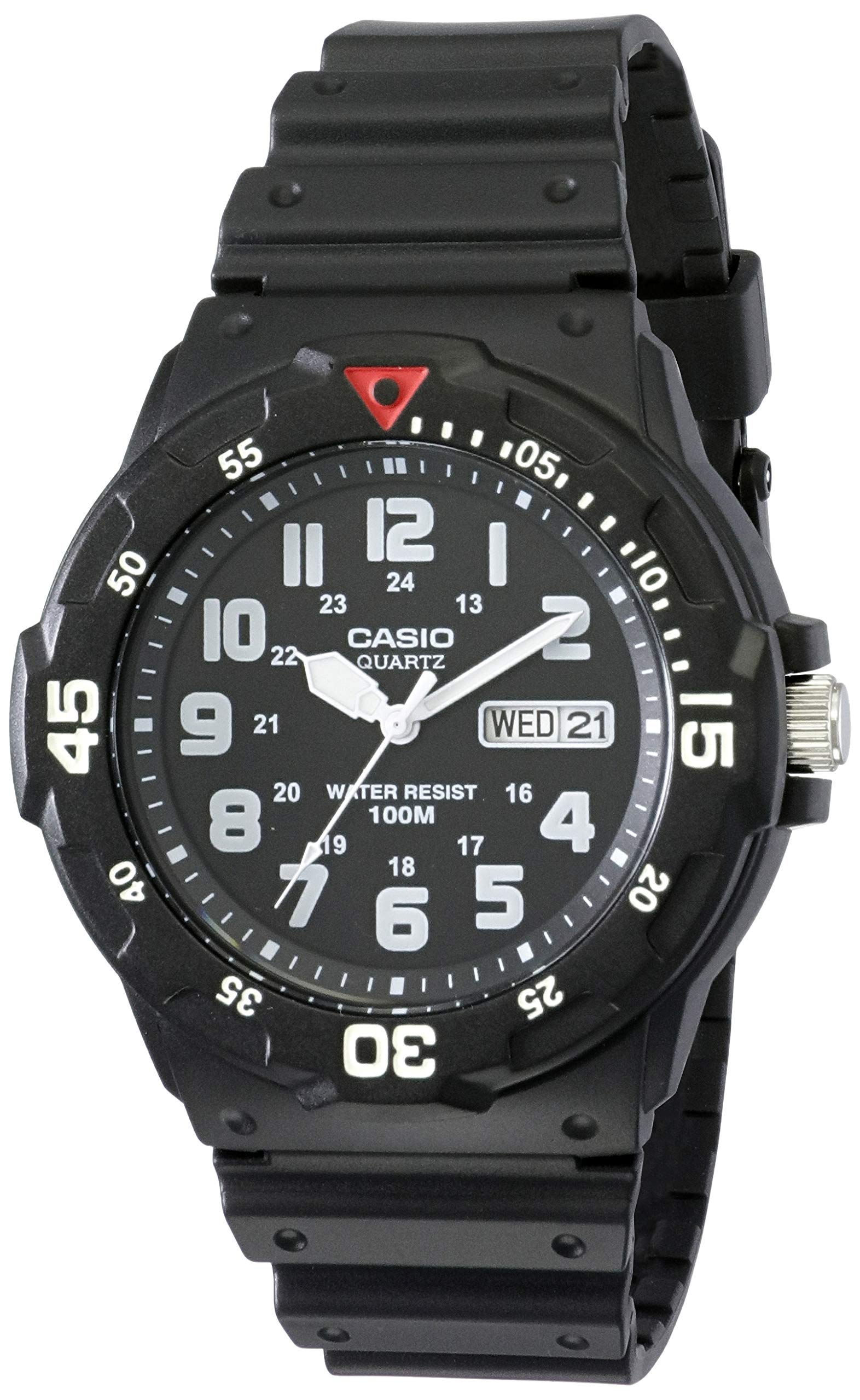 ساعت کوارتز Casio مشکی/سفید سفید