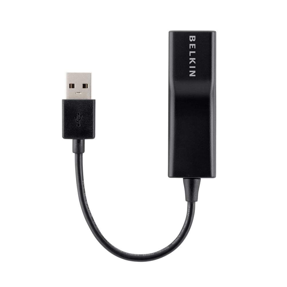 آداپتور اترنت سریع USB 2.0 Belkin 10/100Mbps برای مک‌بوک/الترابوک‌ها